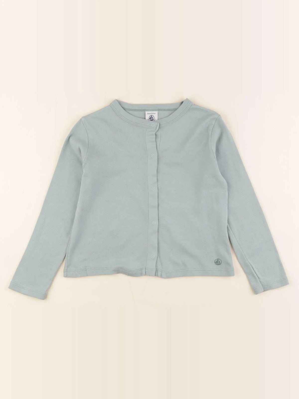 Petit Bateau - tee-shirt vert - 5 ans