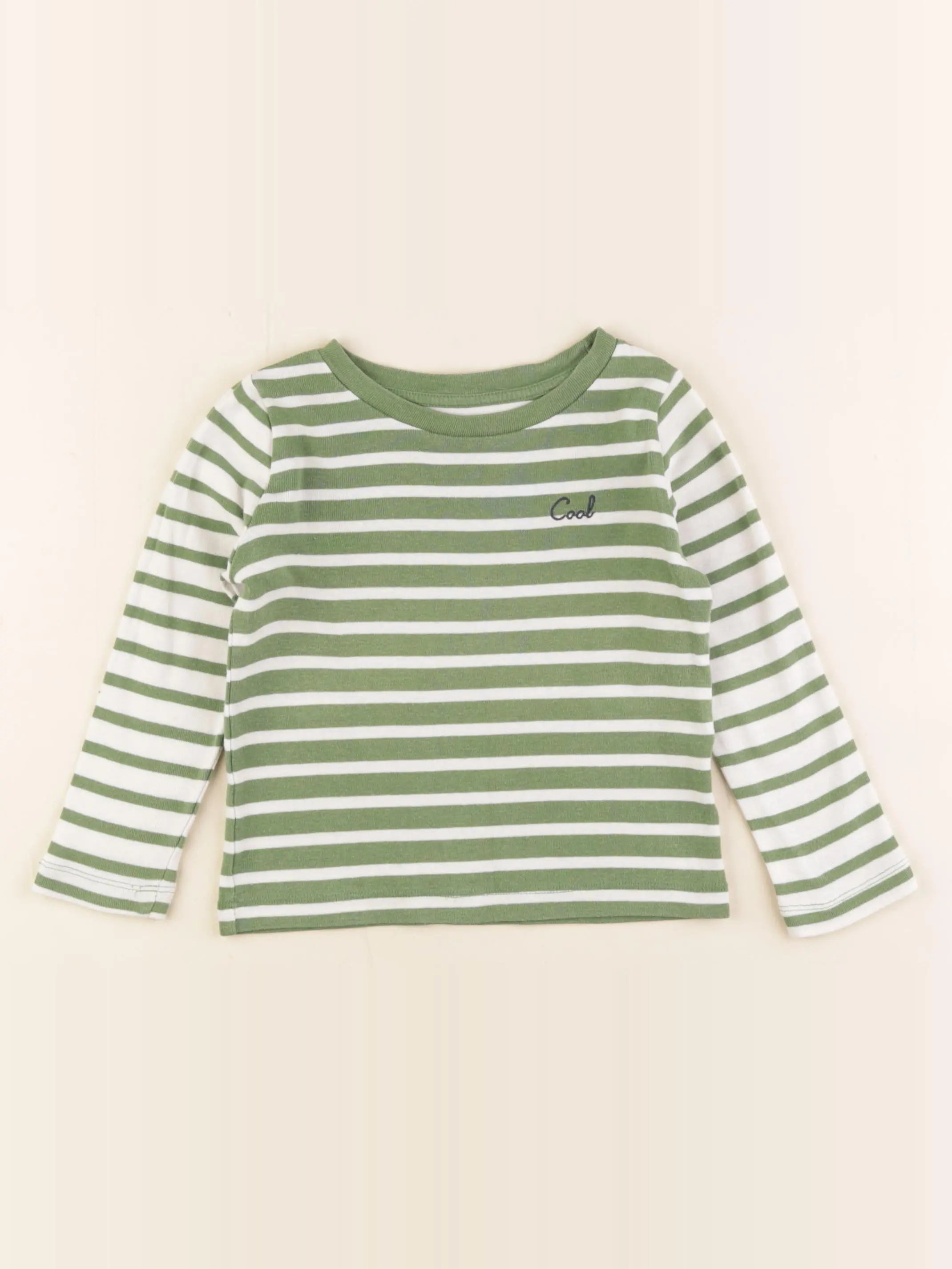 Monoprix - tee-shirt vert - 3 ans