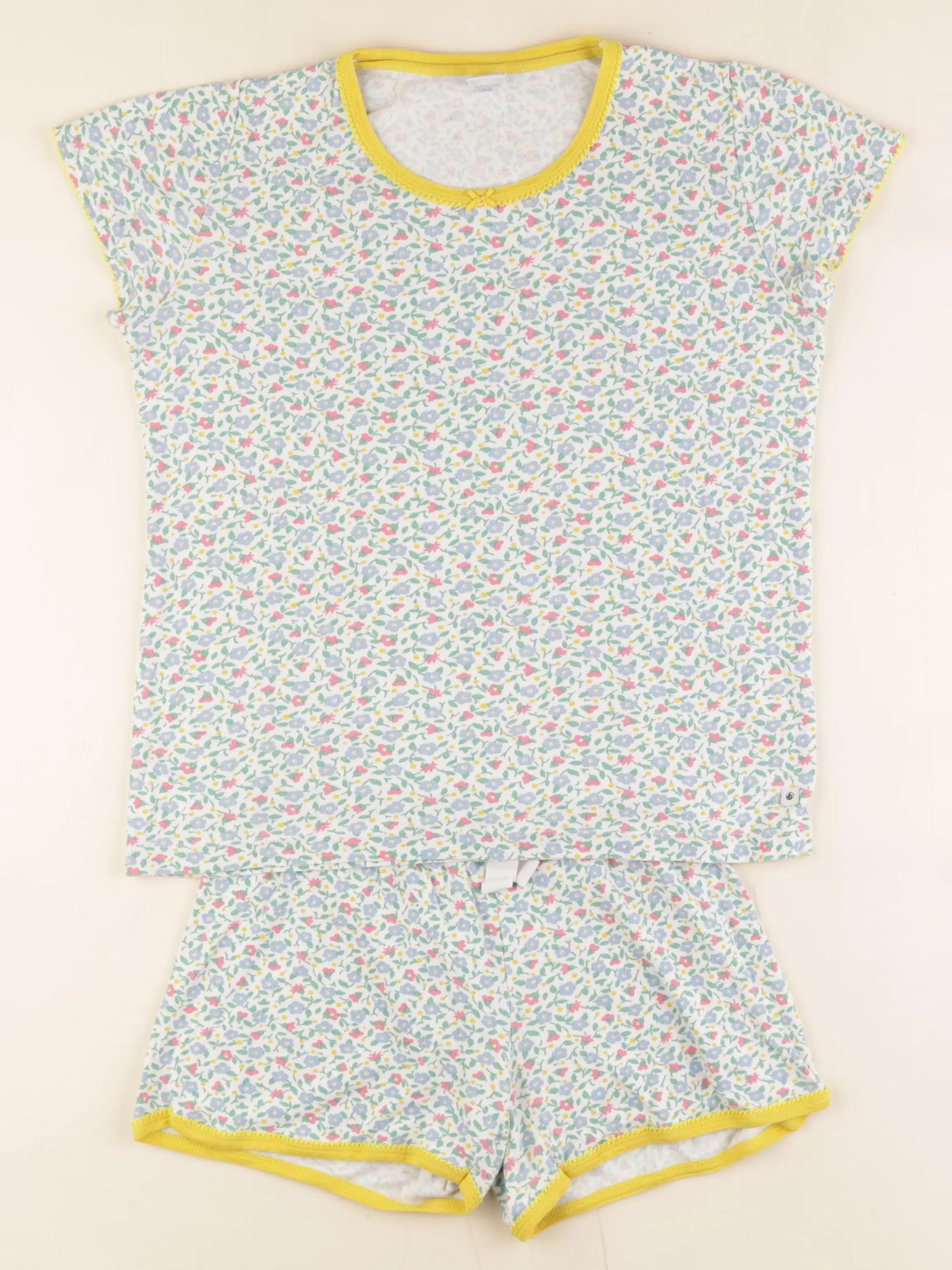 Petit Bateau - pyjama coton multicolore - 12 ans