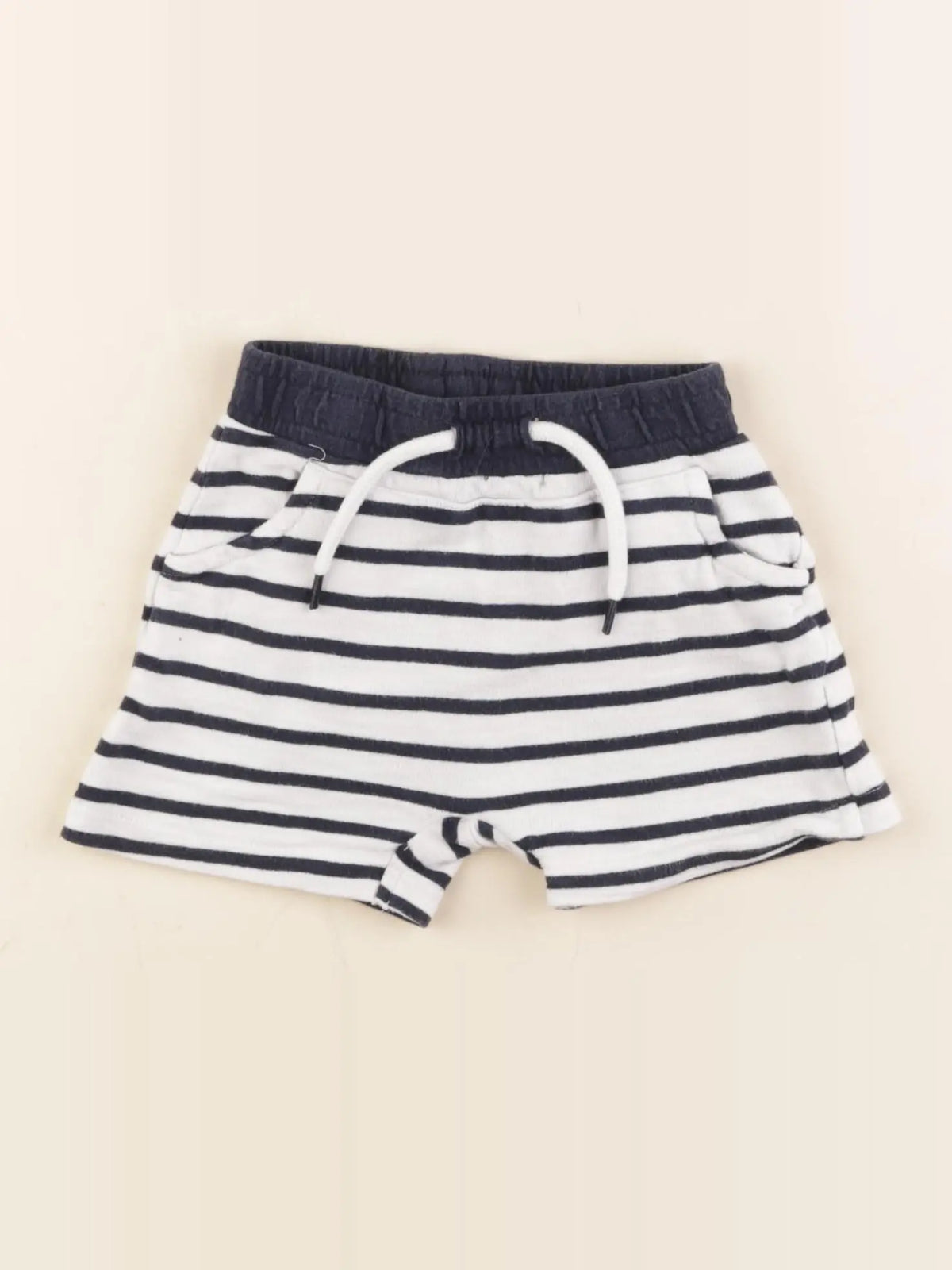 Vertbaudet - short blanc - 12 mois