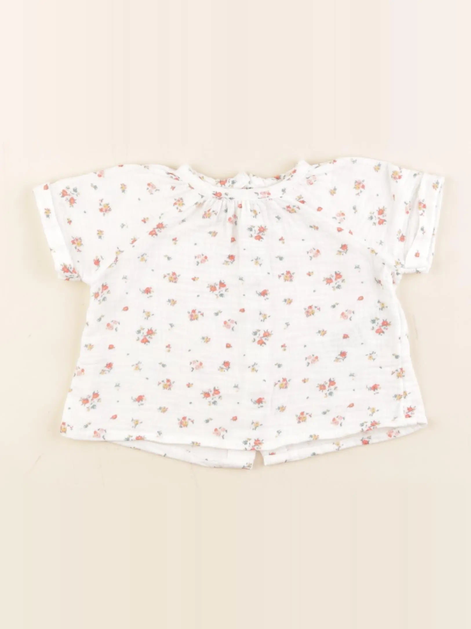 Vertbaudet - blouse blanc - 6 mois