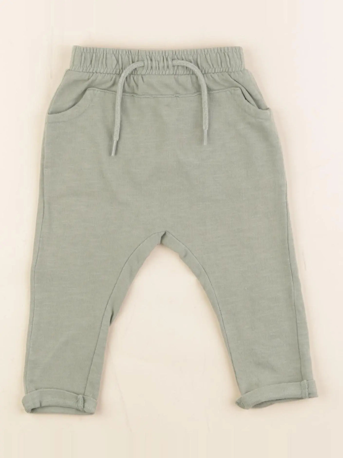 Vertbaudet - pantalon vert - 6 mois