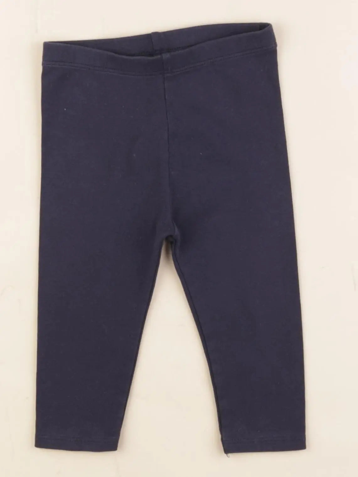Vertbaudet - legging court bleu - 9 mois