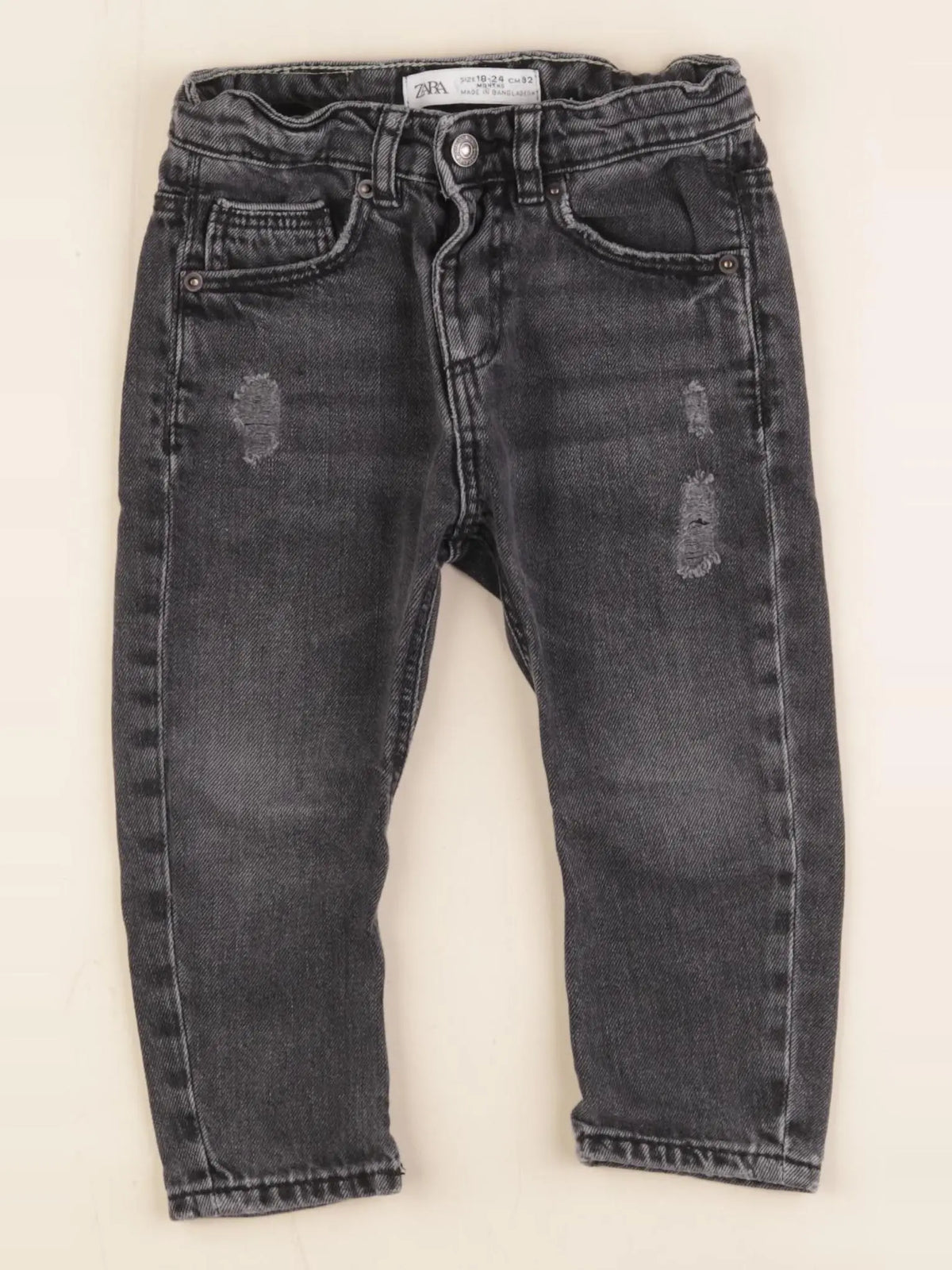 Zara - jean noir - 18/24 mois