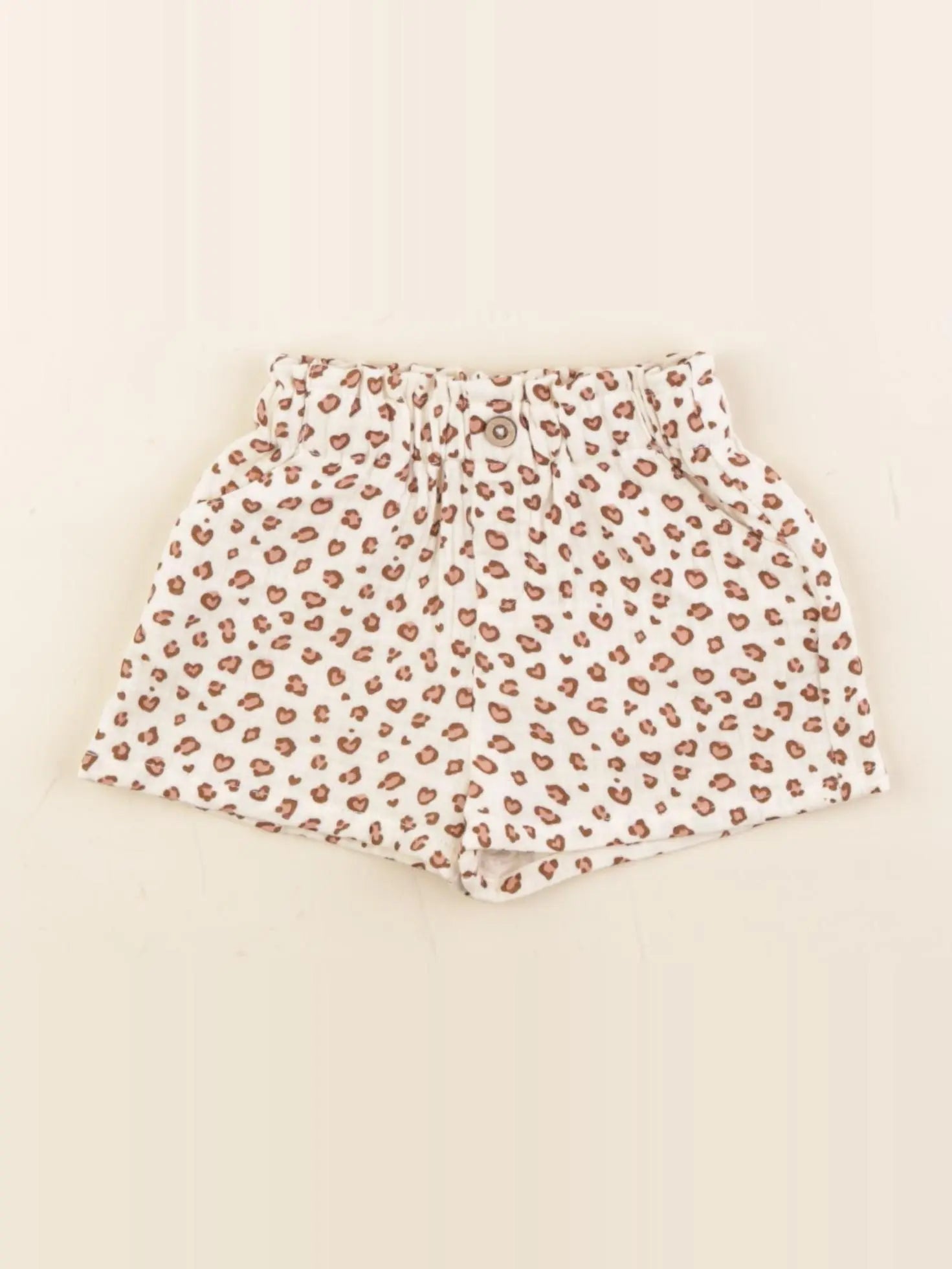 Vertbaudet - short beige - 6 mois