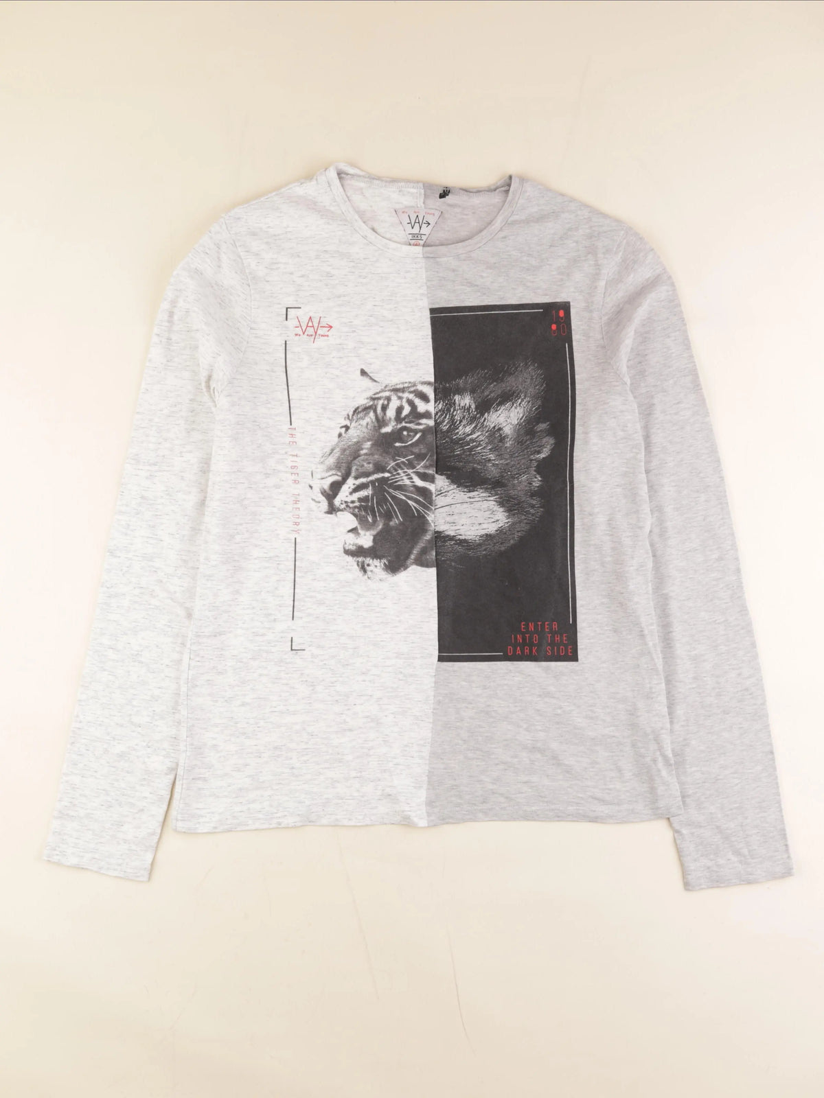 IKKS - tee-shirt gris - 16 ans