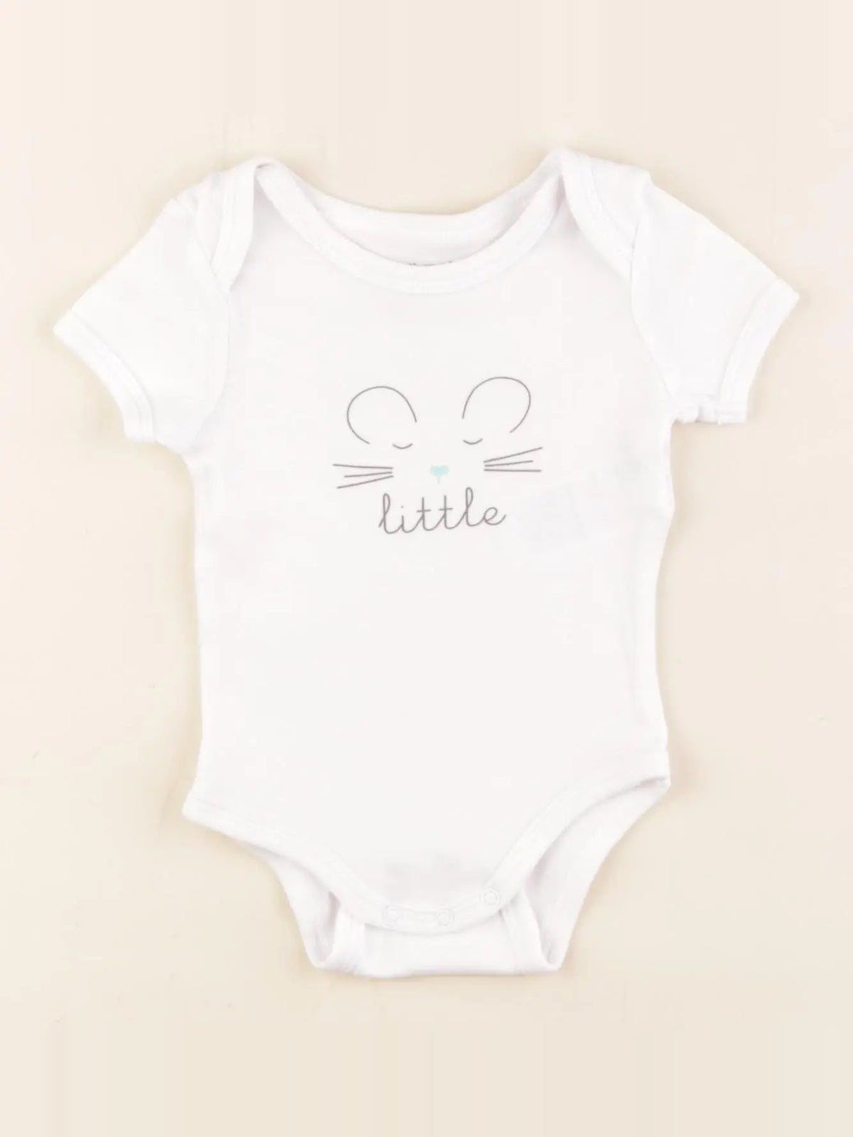 Vertbaudet - body blanc - 3 mois
