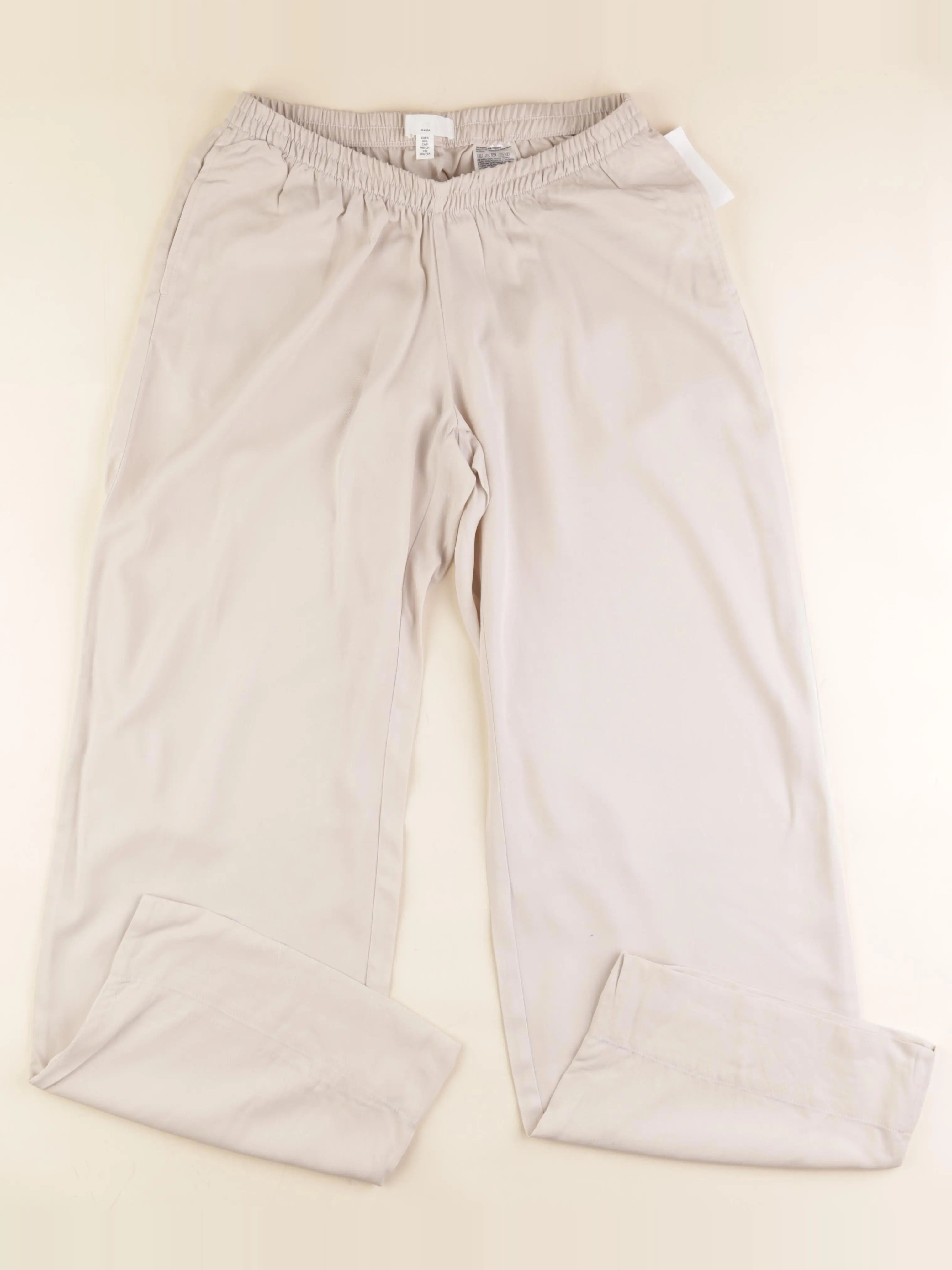 H&M - pantalon grossesse beige - s