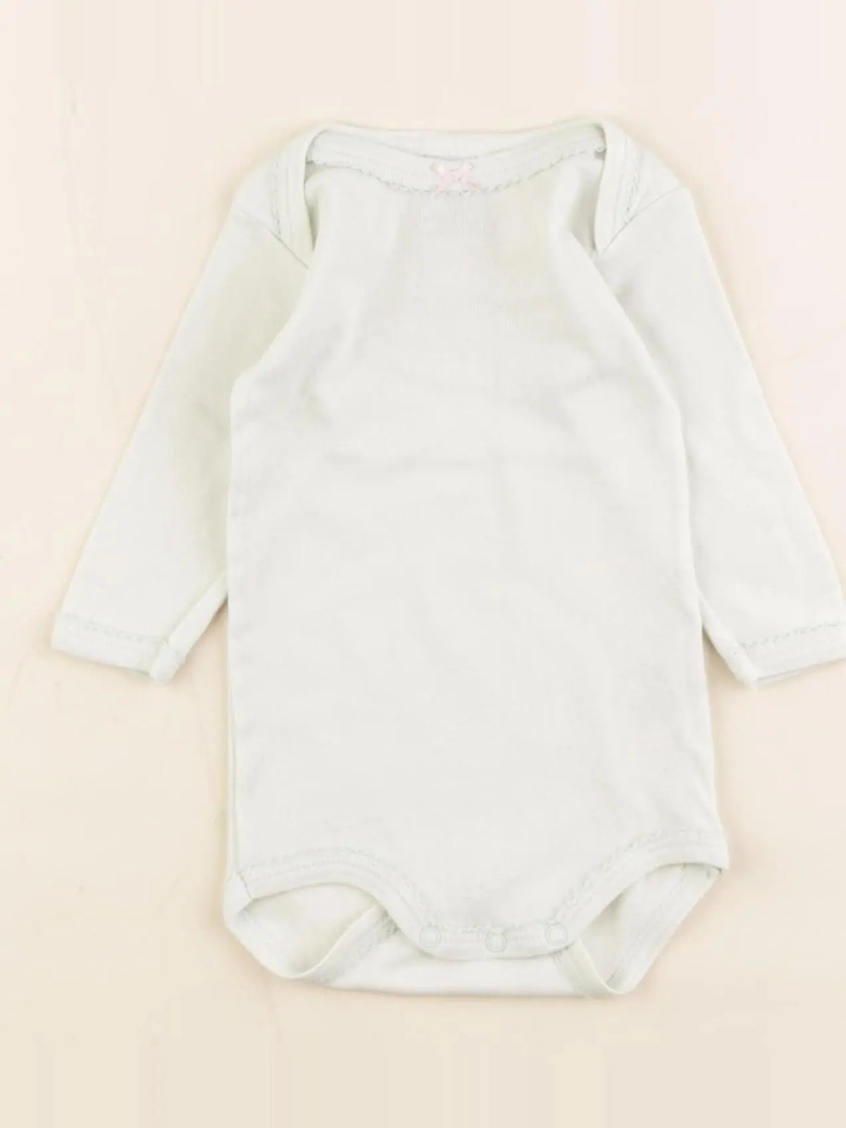 Petit Bateau - body vert - 3 mois