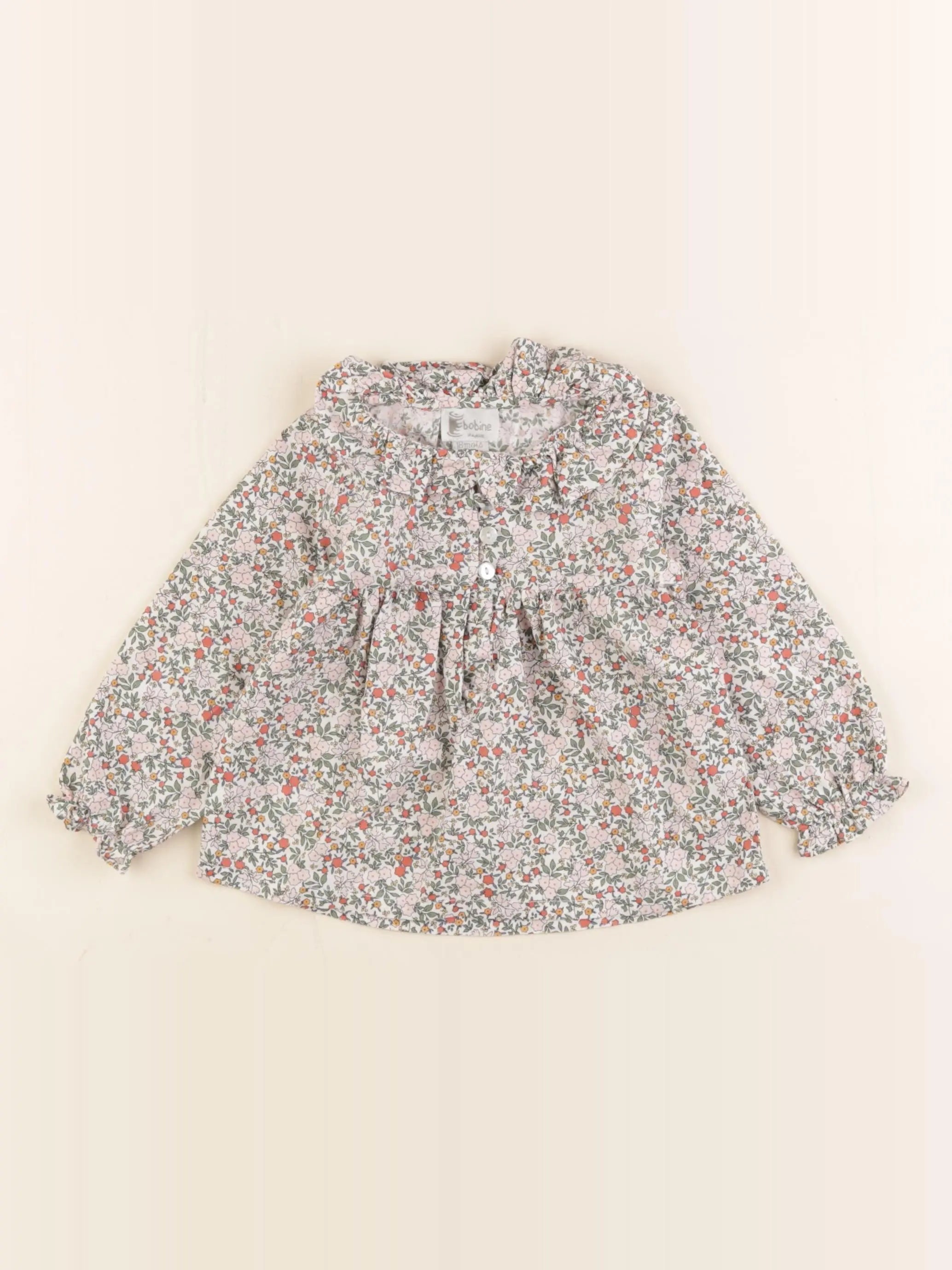 Bobine - blouse multicolore - 18 mois