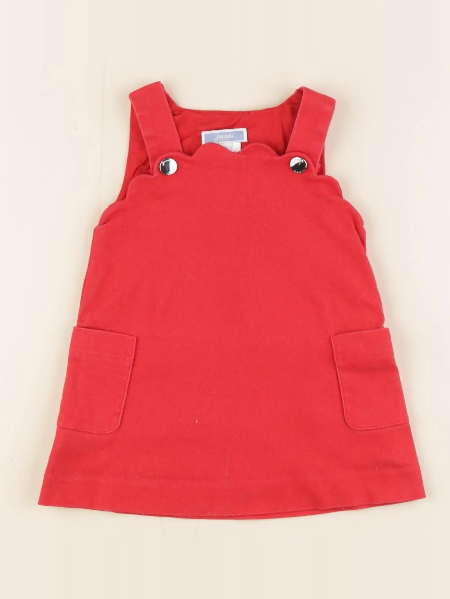 Jacadi - robe rouge - 6 mois