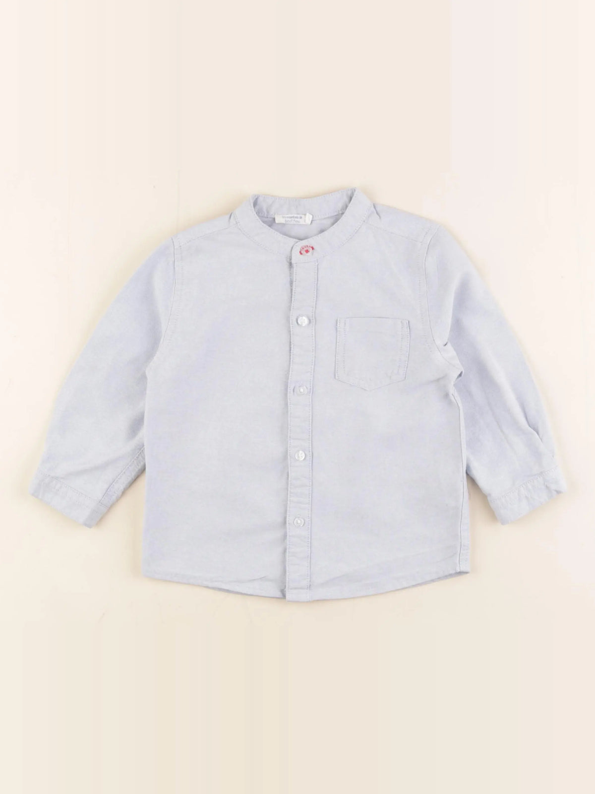 Boutchou - chemise bleu - 18 mois