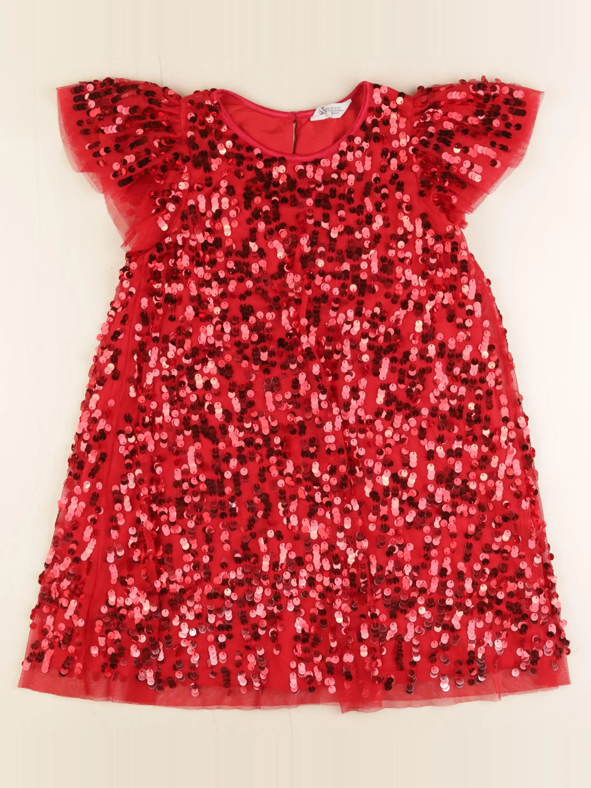 H&M - robe rouge - 8 ans