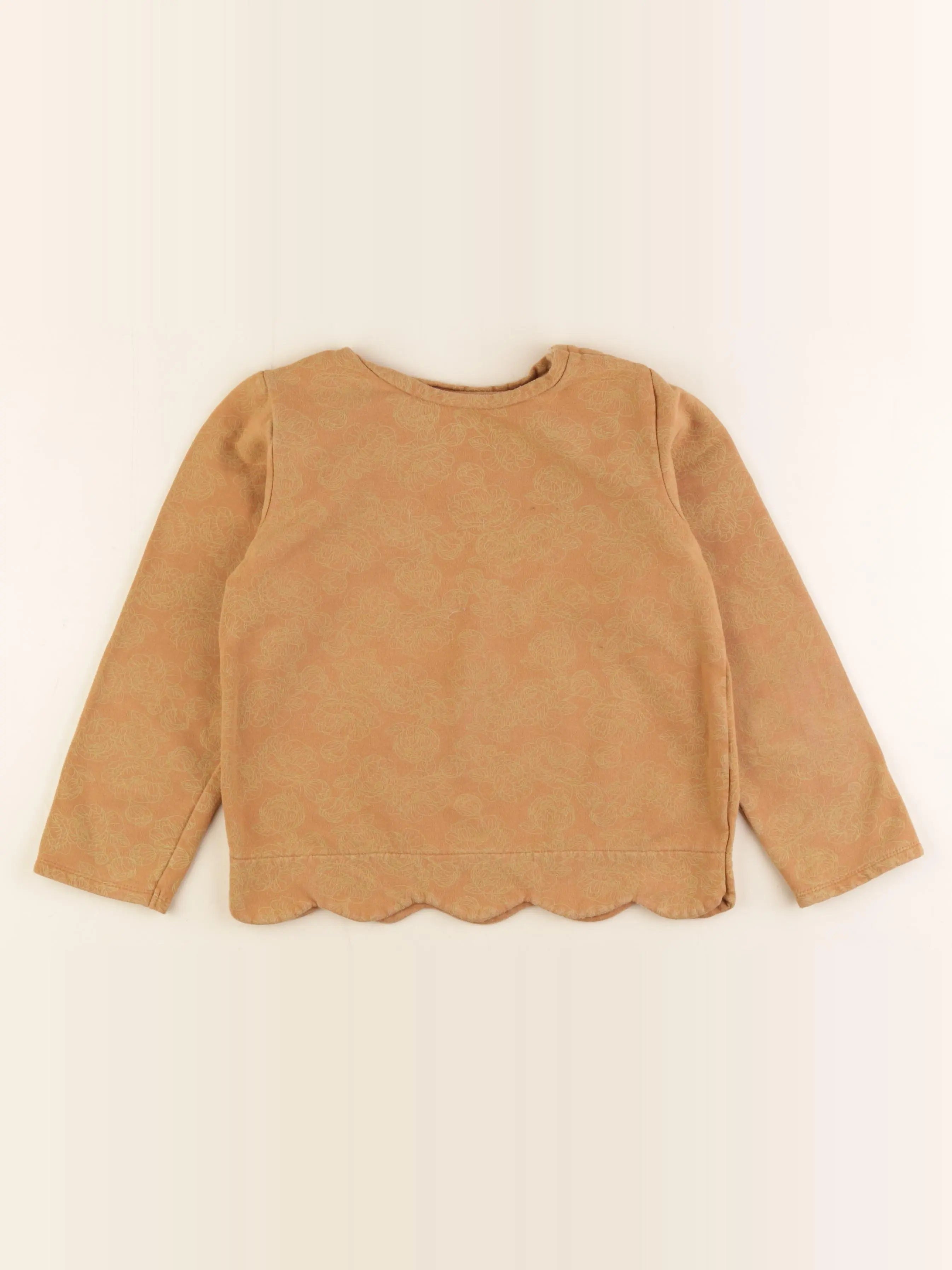 Little Cigogne - sweat jaune - 8 ans