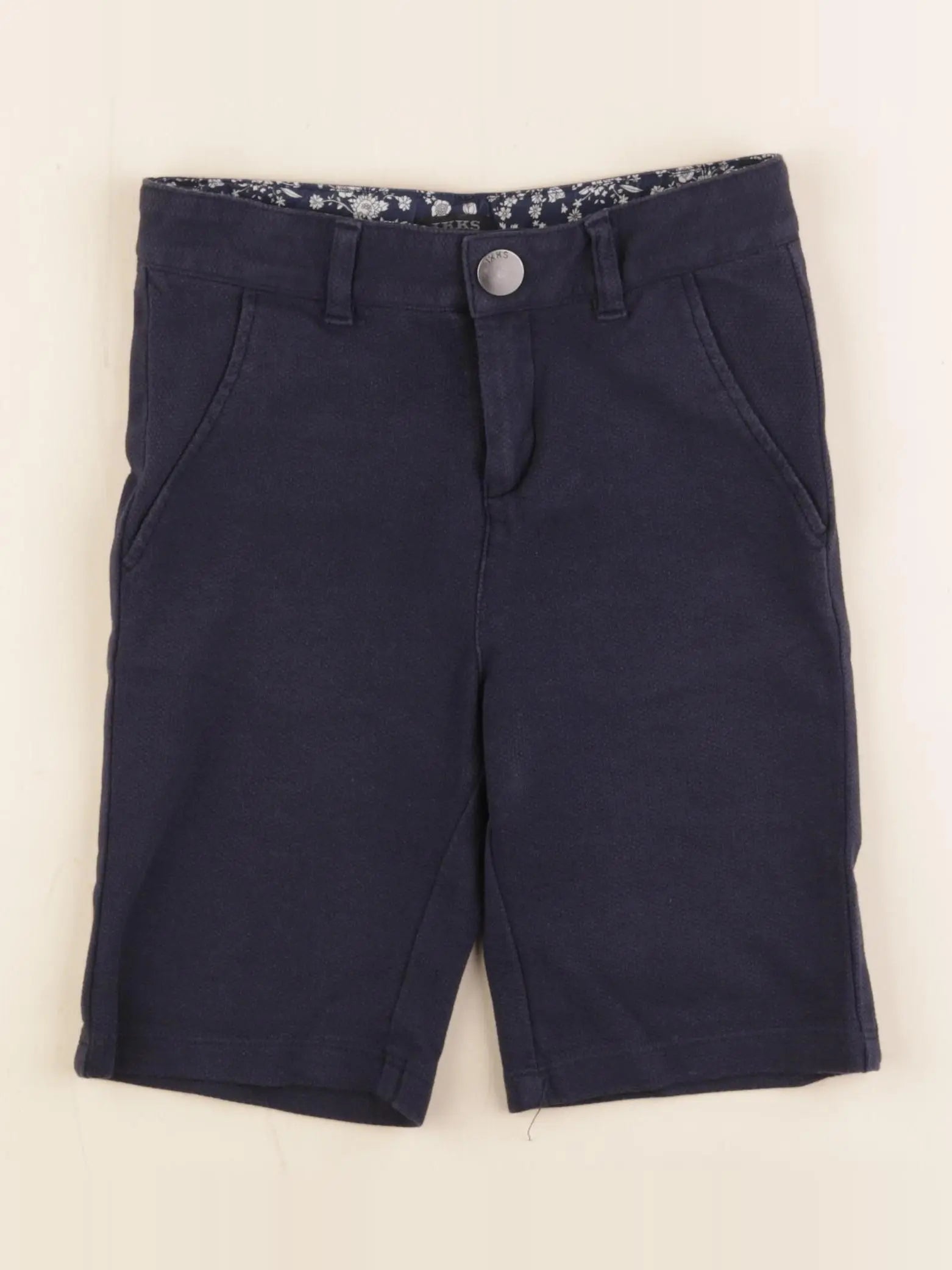 IKKS - short bleu - 7 ans