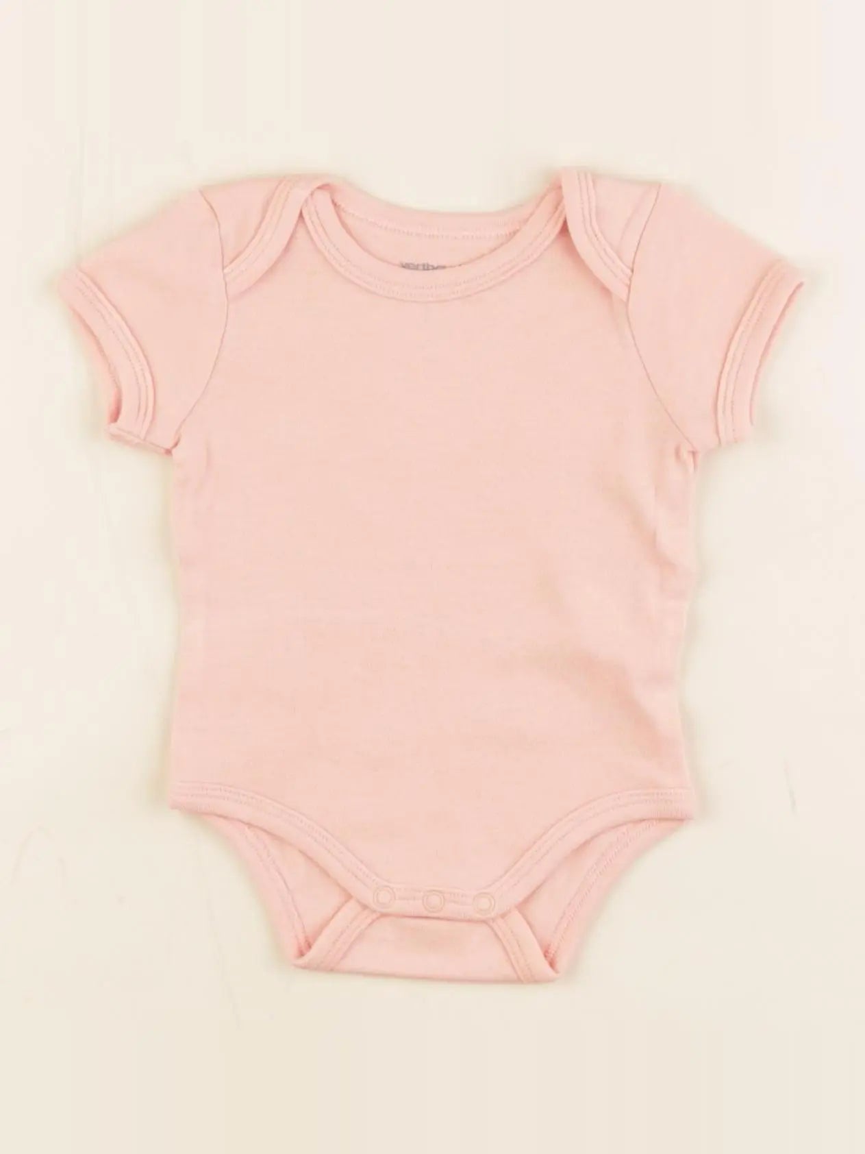 Vertbaudet - body orange - 3 mois