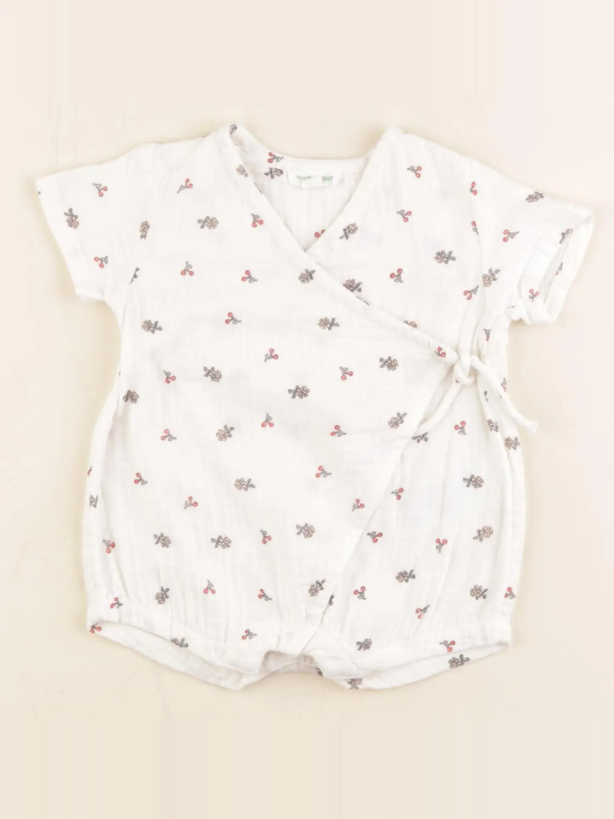 Vertbaudet - combinaison blanc - 1 mois