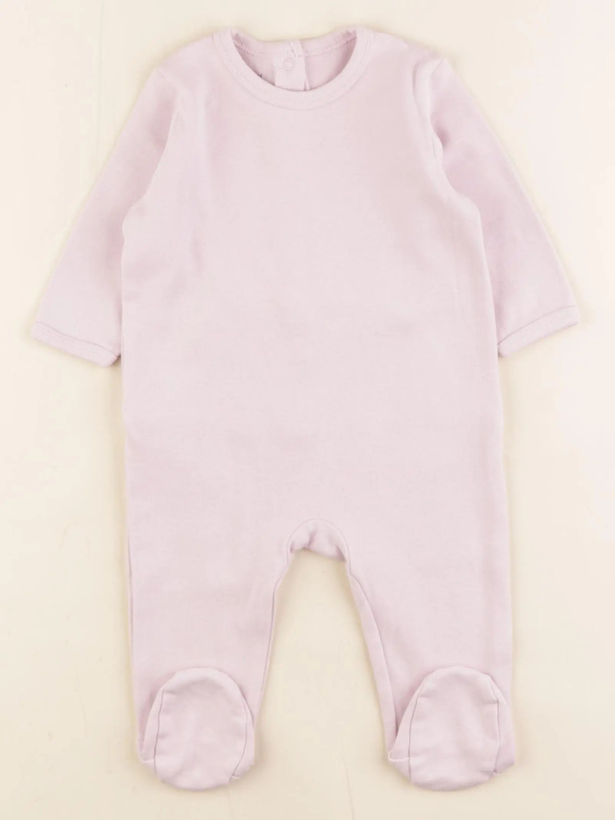 Vertbaudet - pyjama coton violet - 6 mois