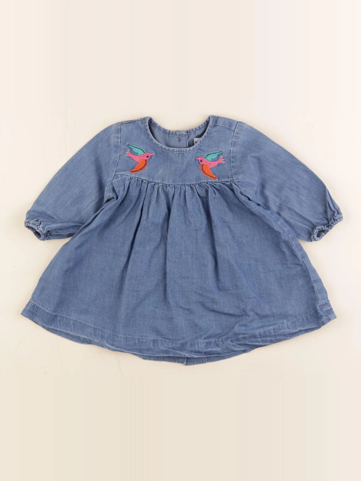 Vertbaudet - robe bleu - 3 mois