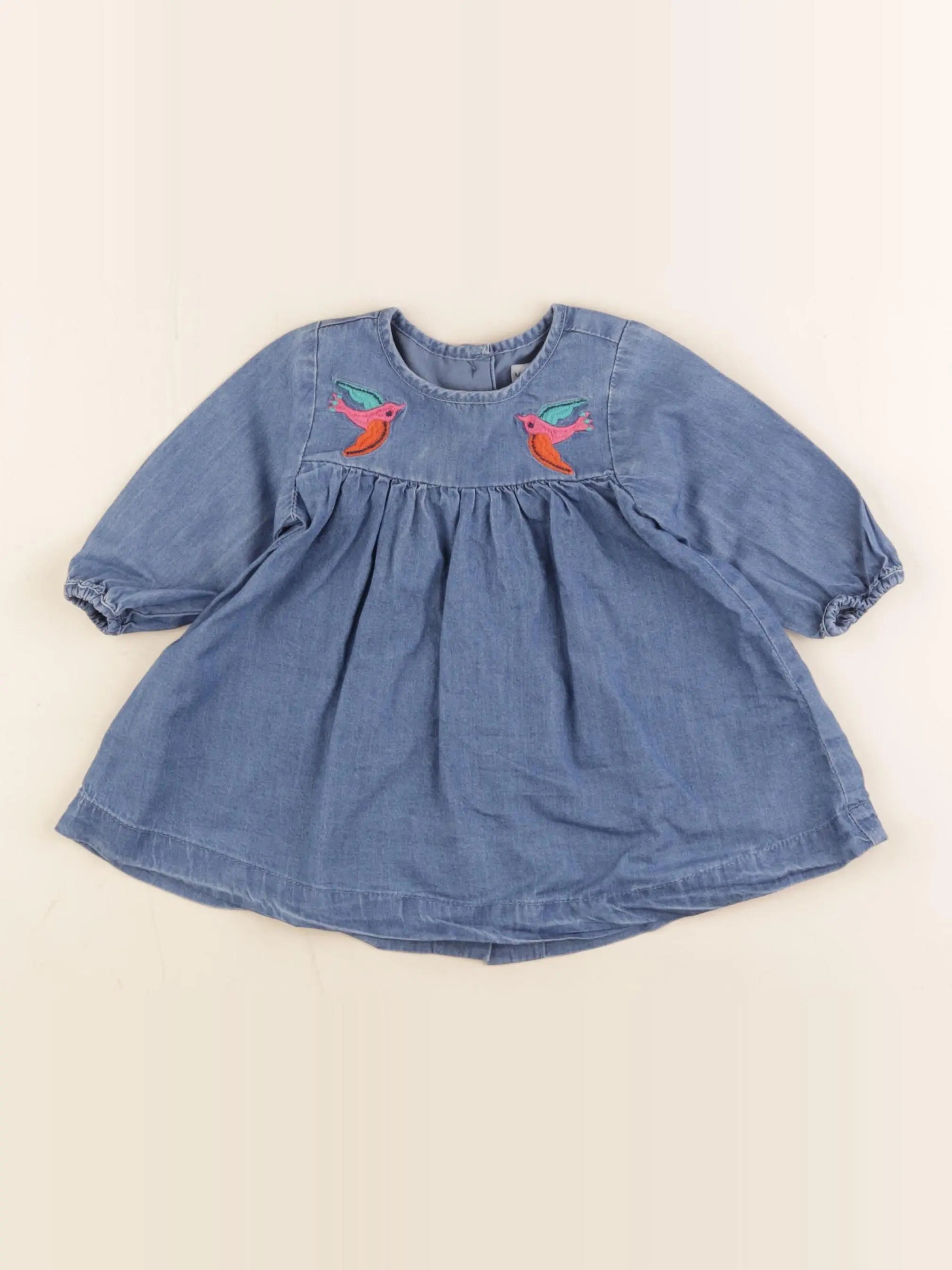 Vertbaudet - robe bleu - 3 mois