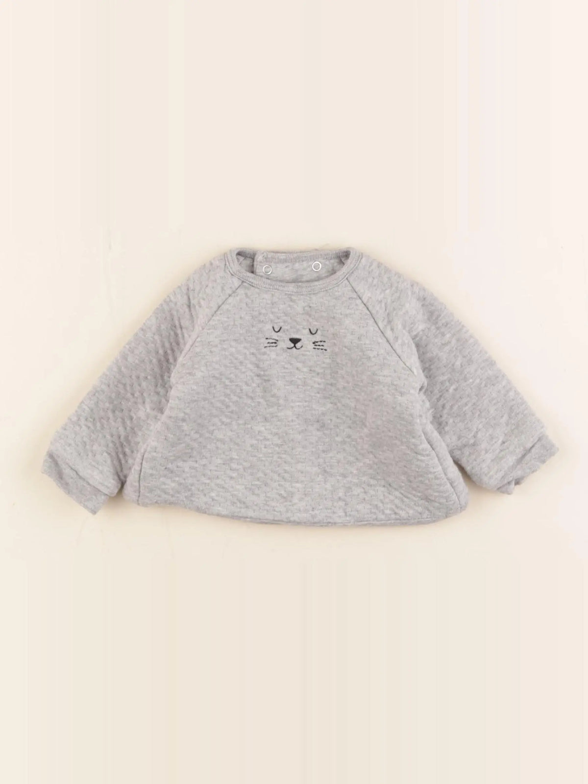 Boutchou - sweat gris - 3 mois
