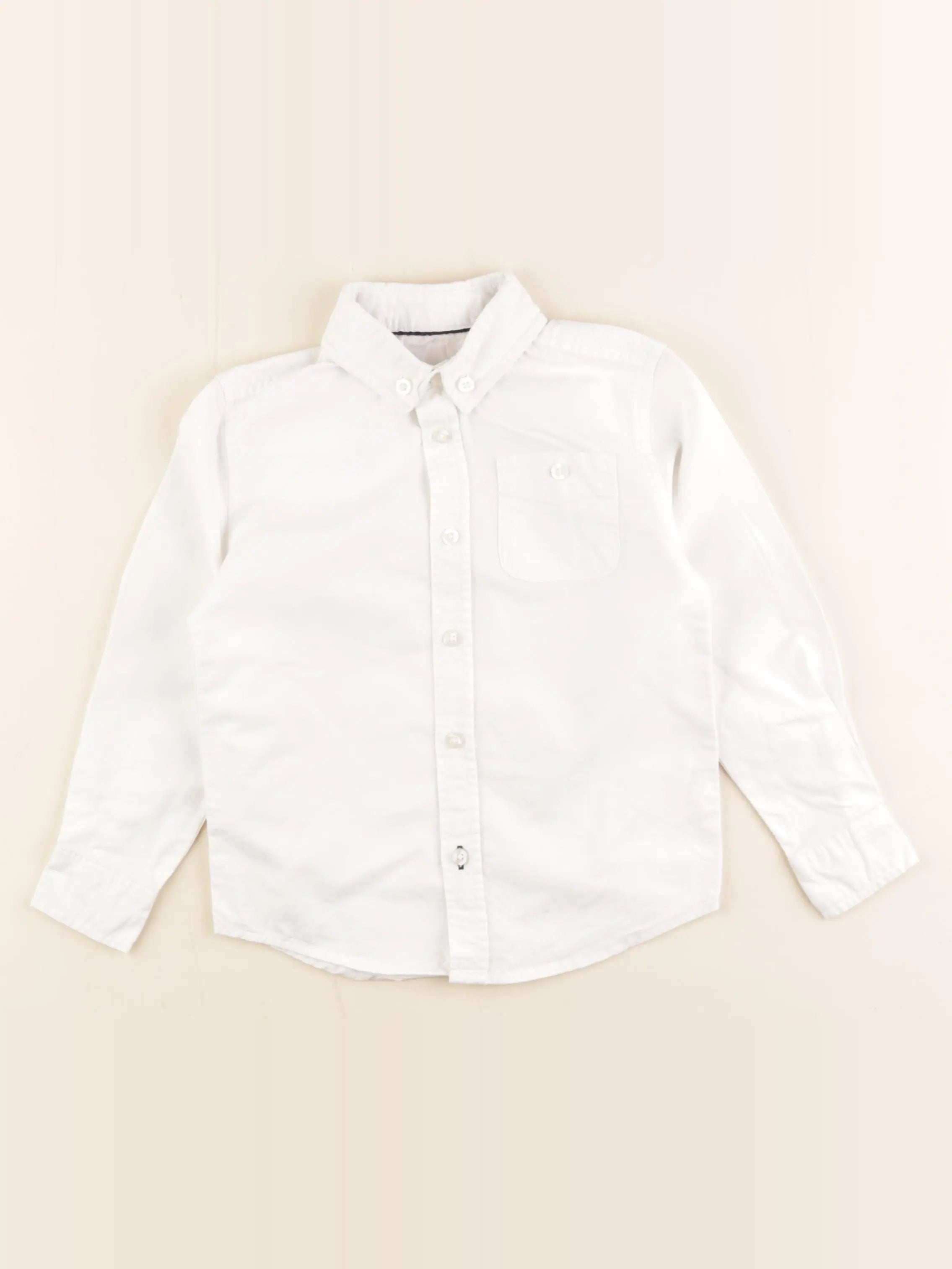 Monoprix - chemise blanc - 4 ans