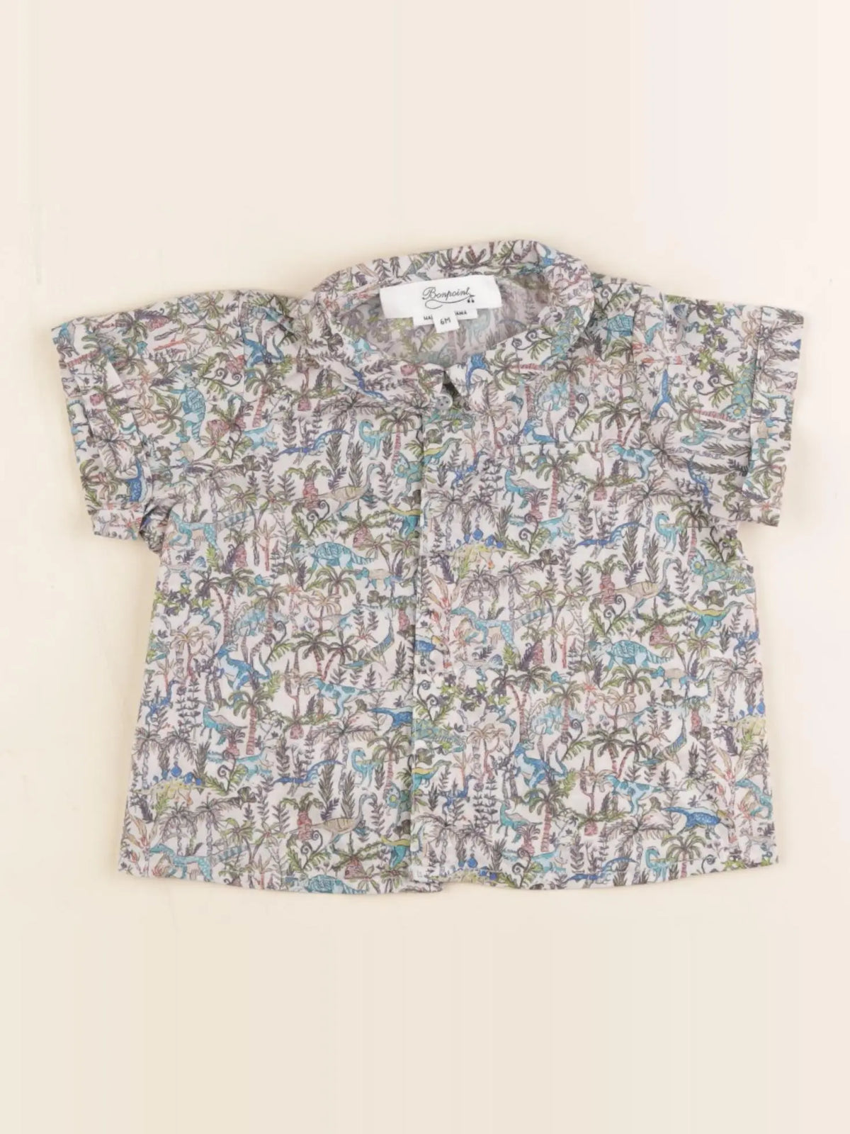 Bonpoint - chemise multicolore - 6 mois