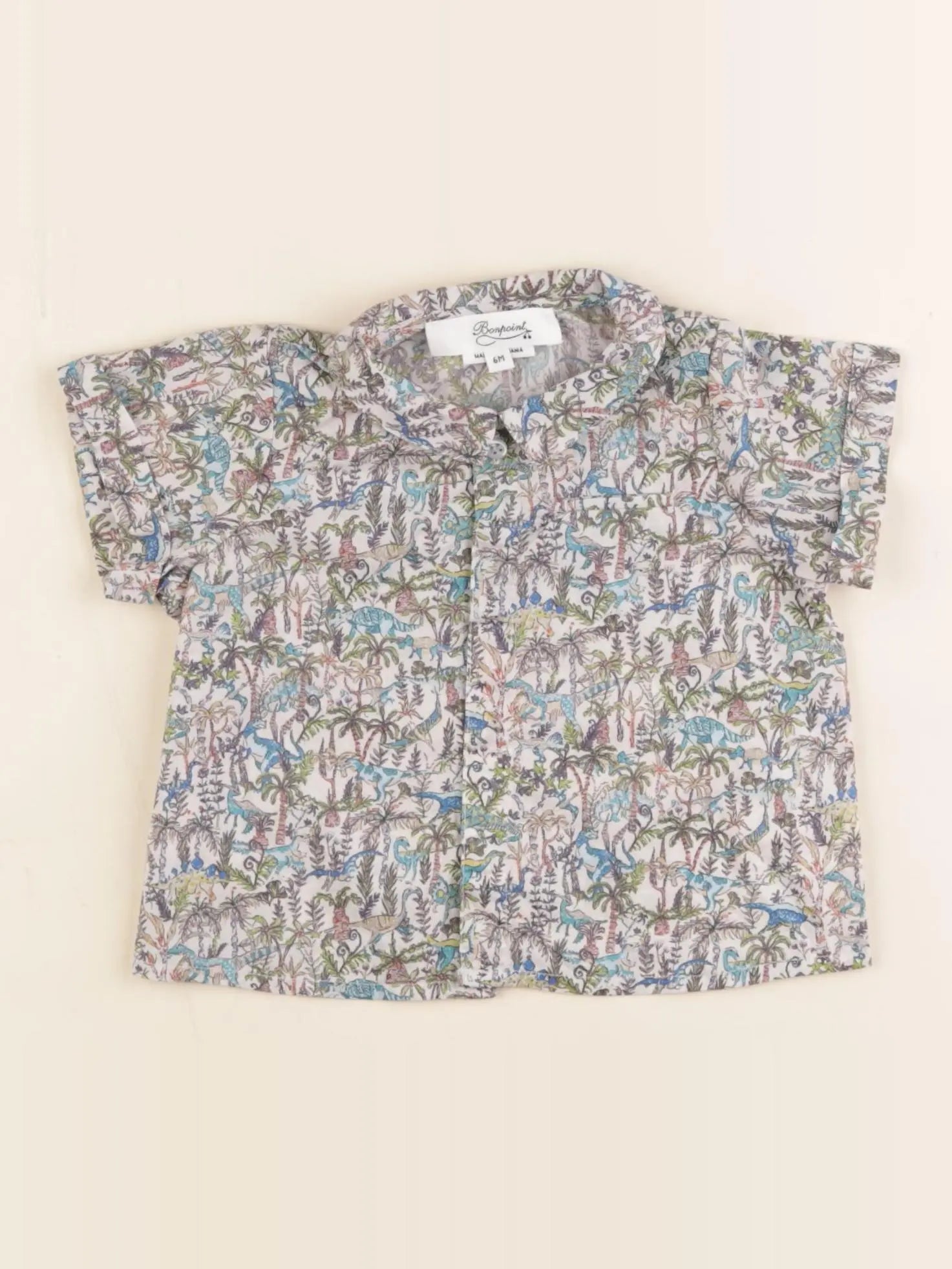 Bonpoint - chemise multicolore - 6 mois