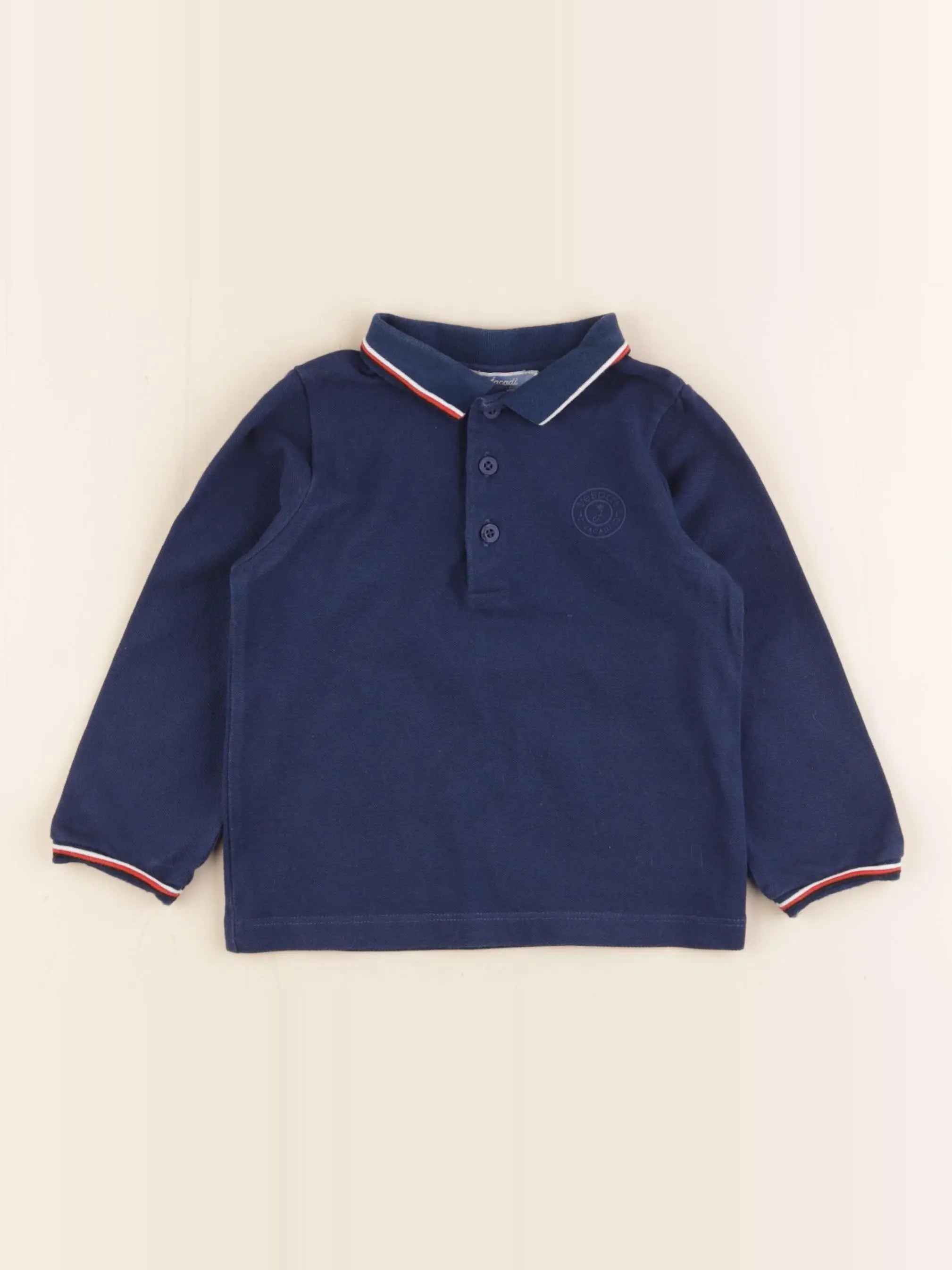 Jacadi - polo bleu - 24 mois