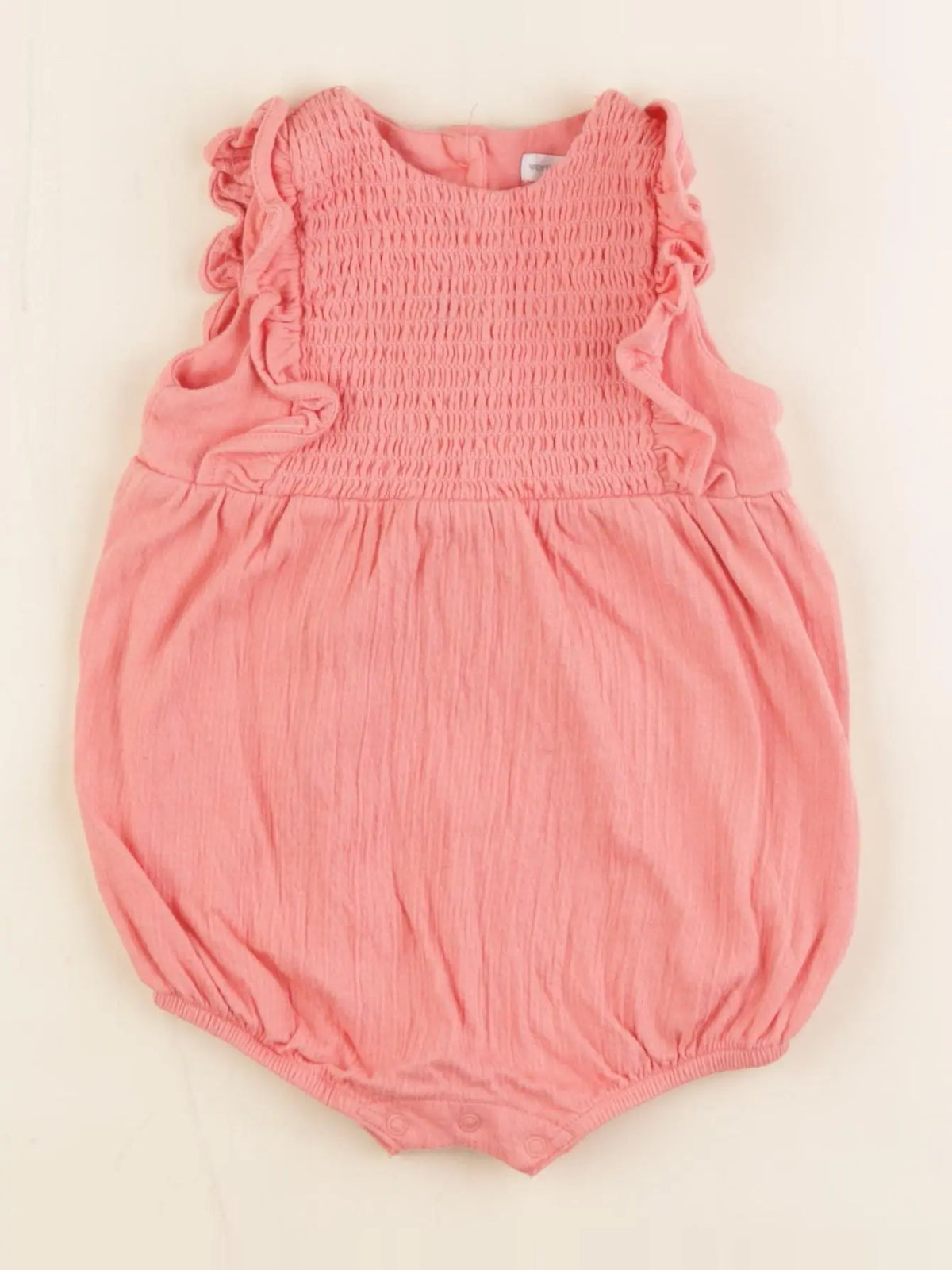 Vertbaudet - combinaison rose - 9 mois