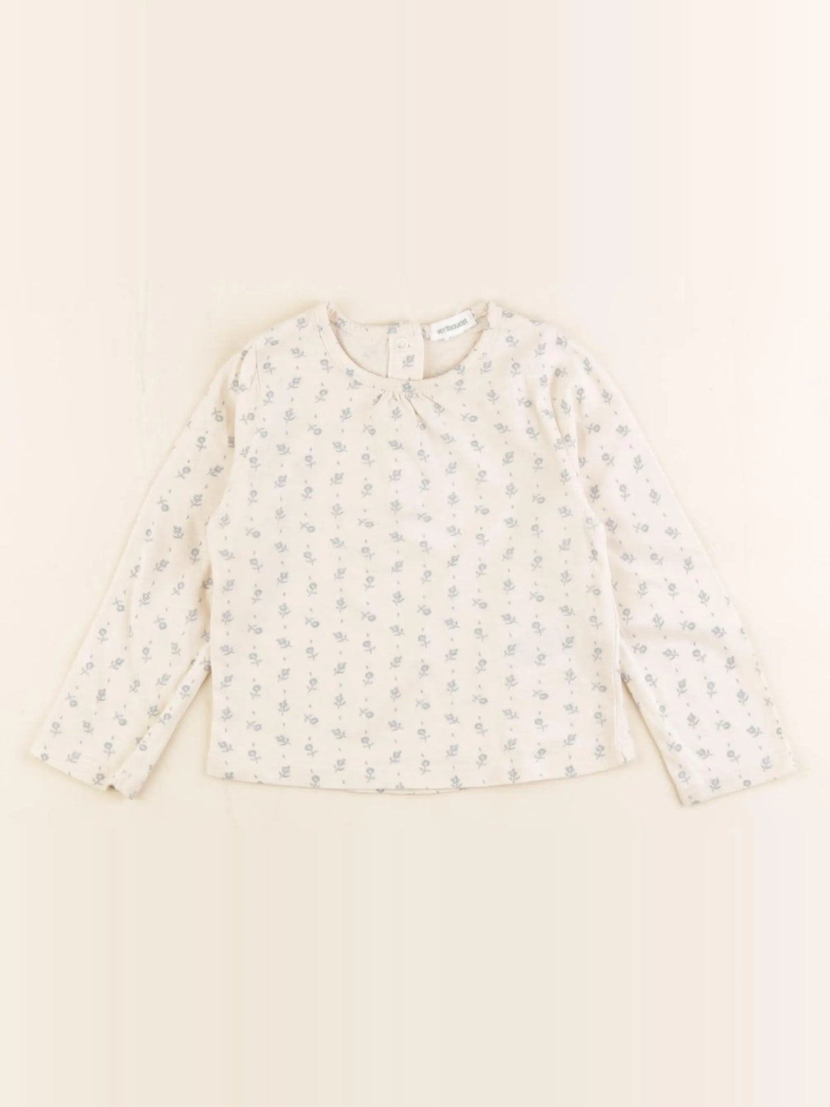 Vertbaudet - tee-shirt blanc - 18 mois