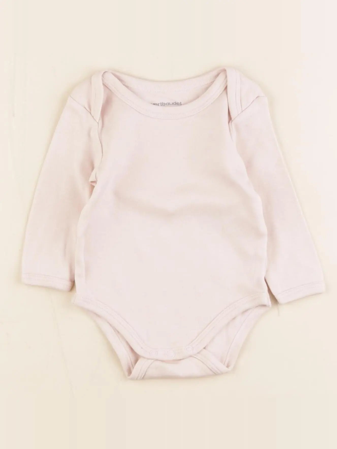 Vertbaudet - body rose - 3 mois