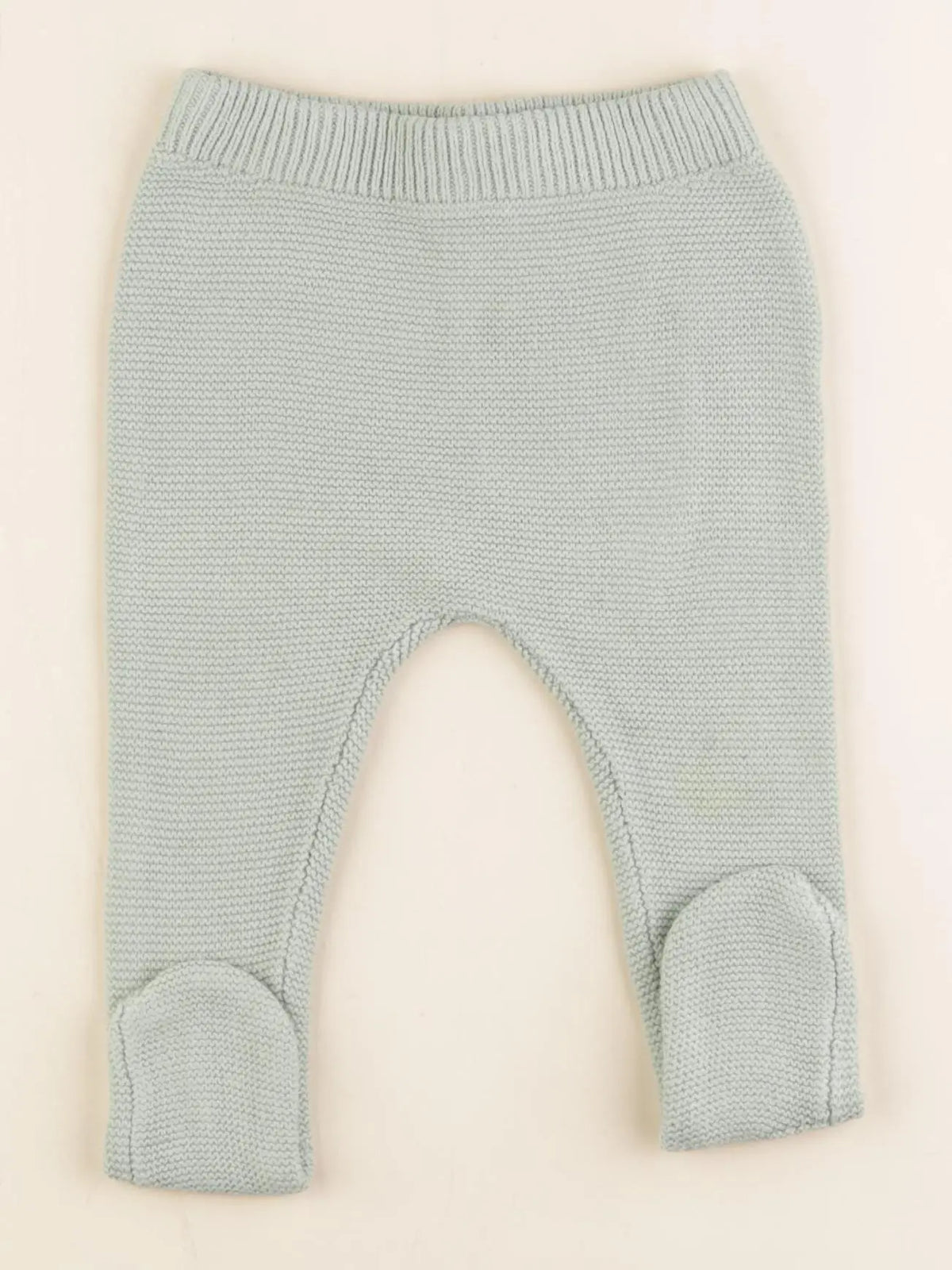 Vertbaudet - legging vert - 9 mois