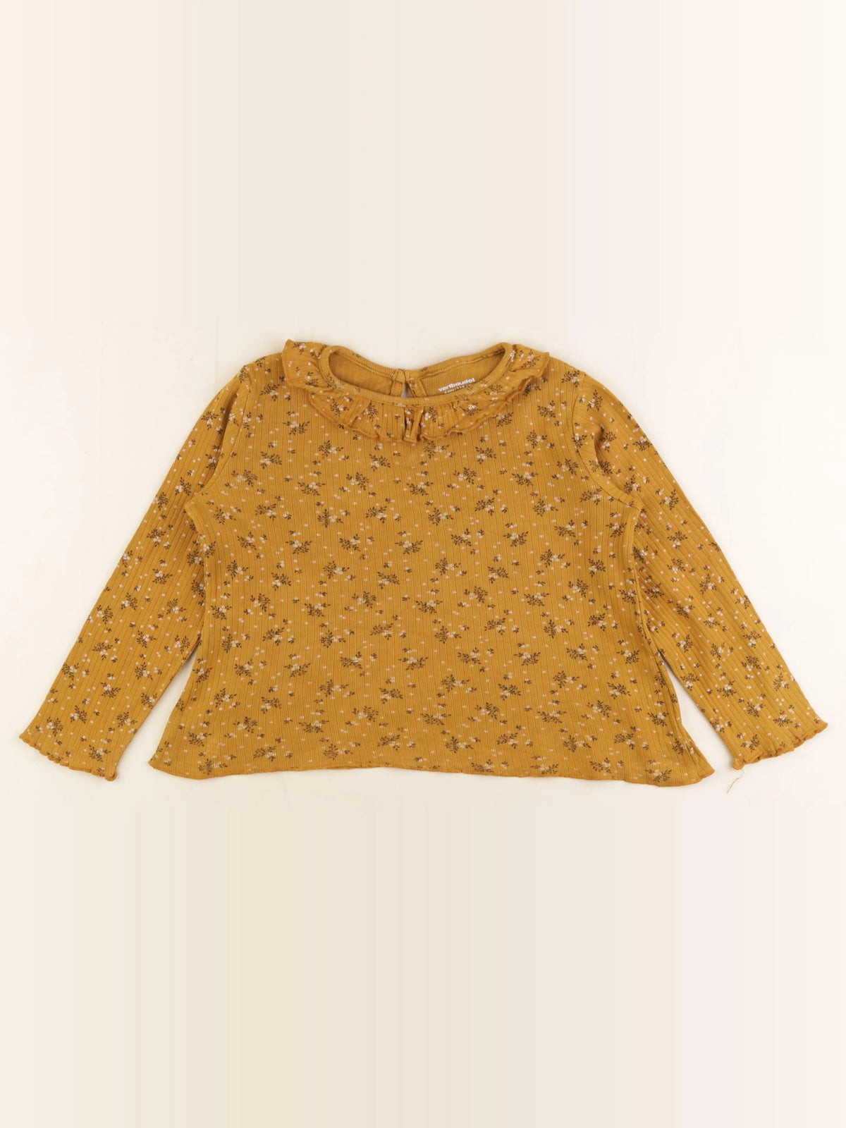 Vertbaudet - tee-shirt orange - 6 ans