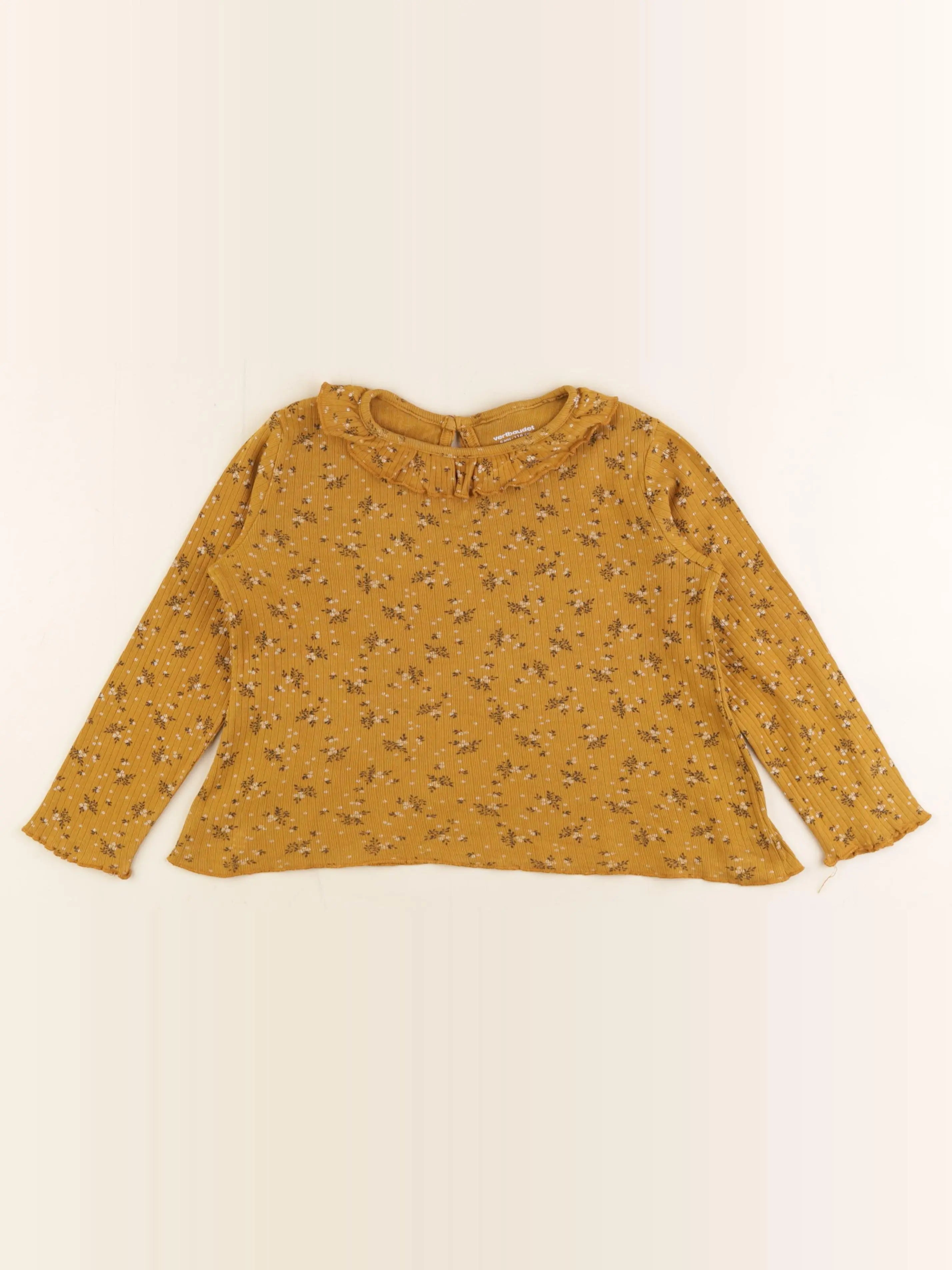 Vertbaudet - tee-shirt orange - 6 ans