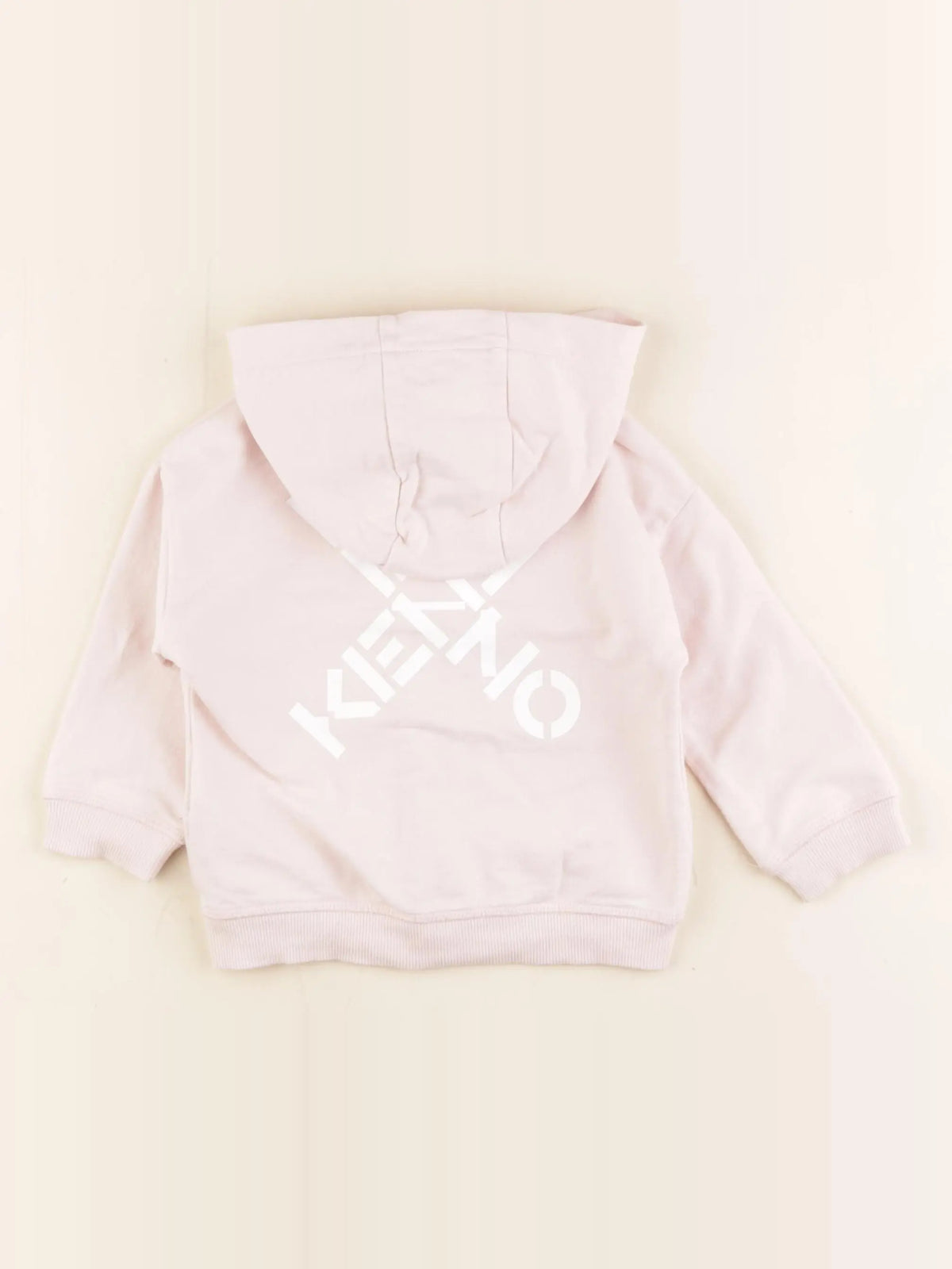 Kenzo - sweat imprimé au dos rose - 18 mois