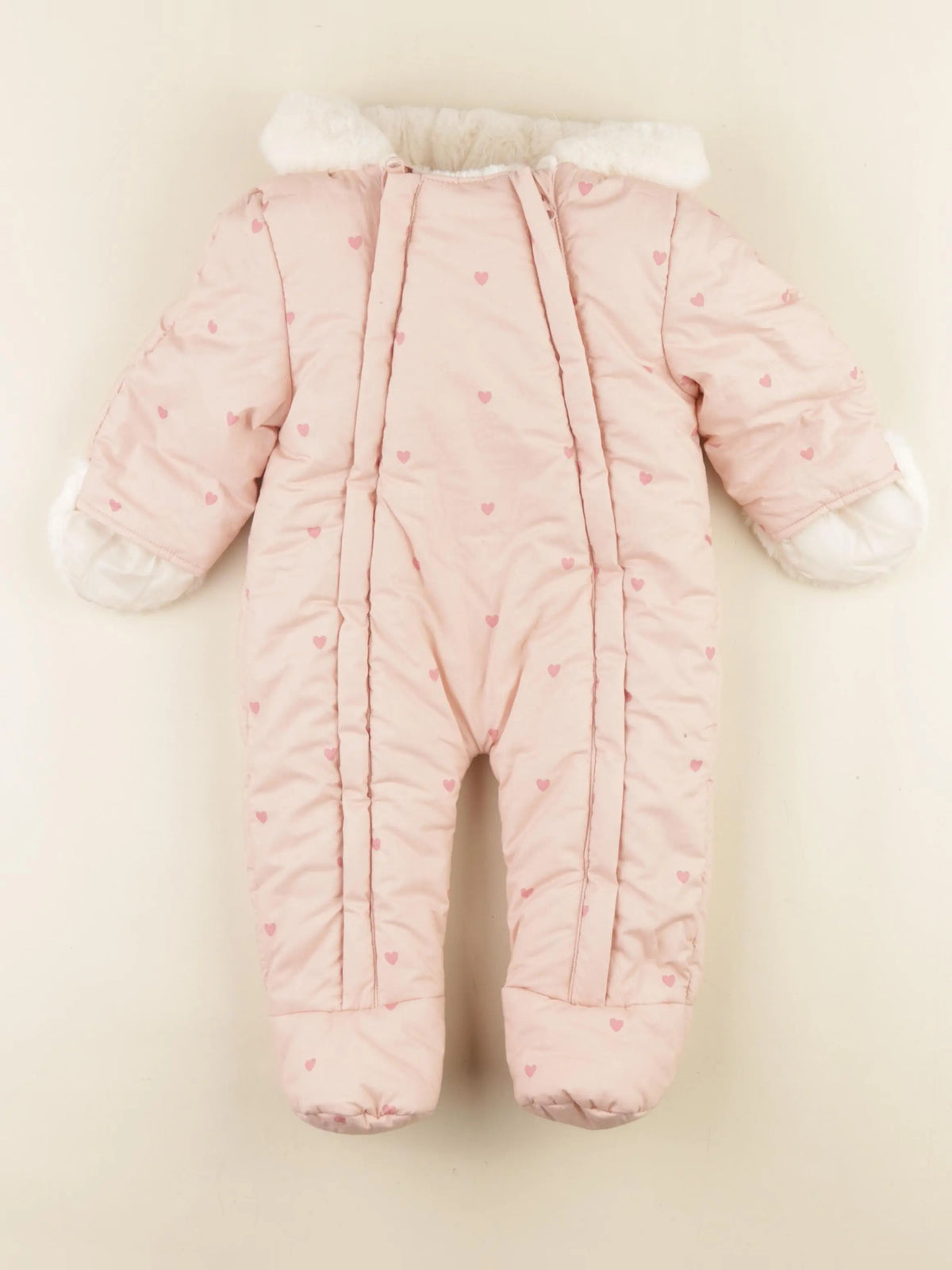 Vertbaudet - combi-pilote rose - 6 mois