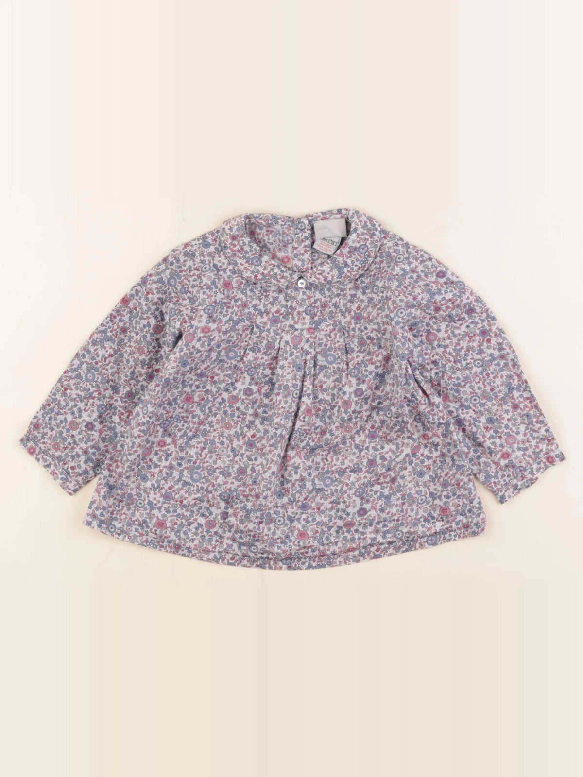 Cyrillus - blouse multicolore - 12 mois