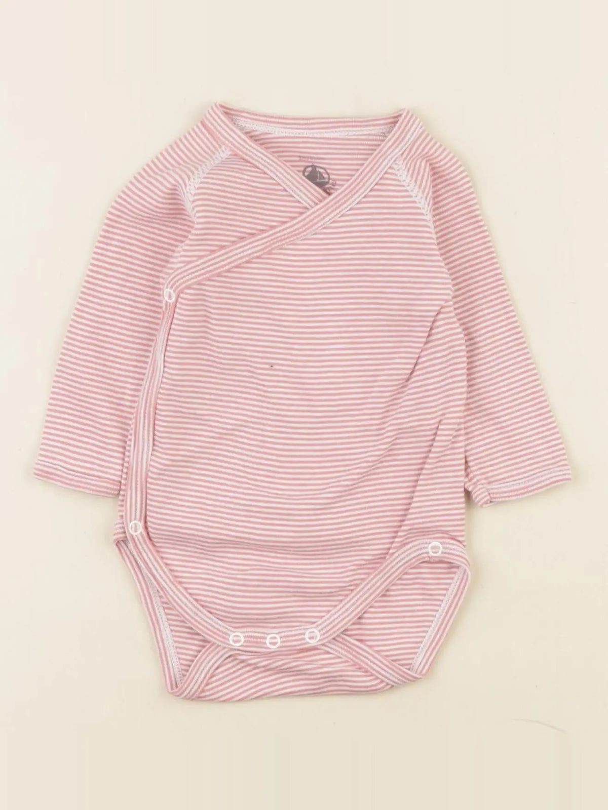 Petit Bateau - body rose - 3 mois