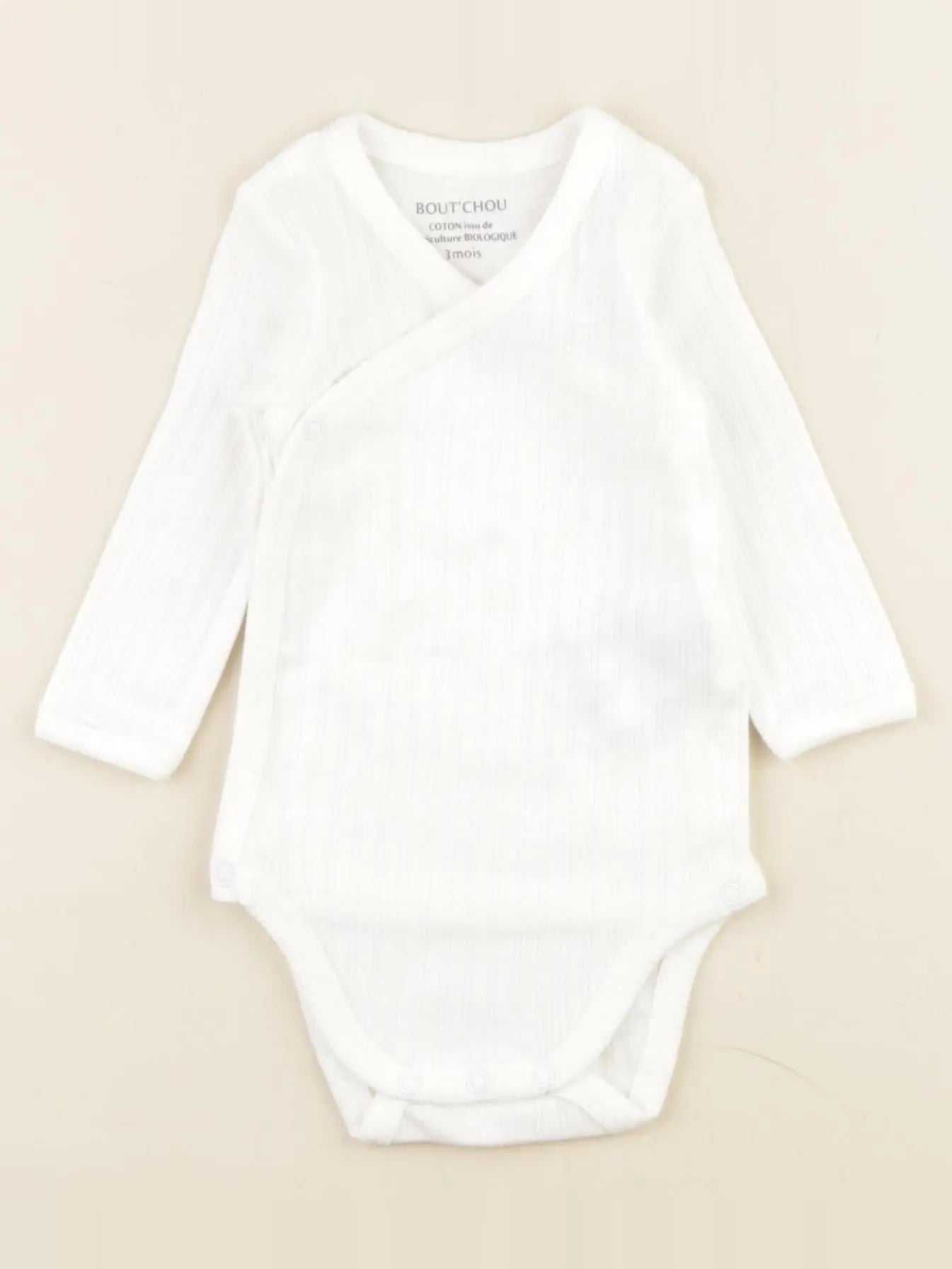 Boutchou - body blanc - 3 mois