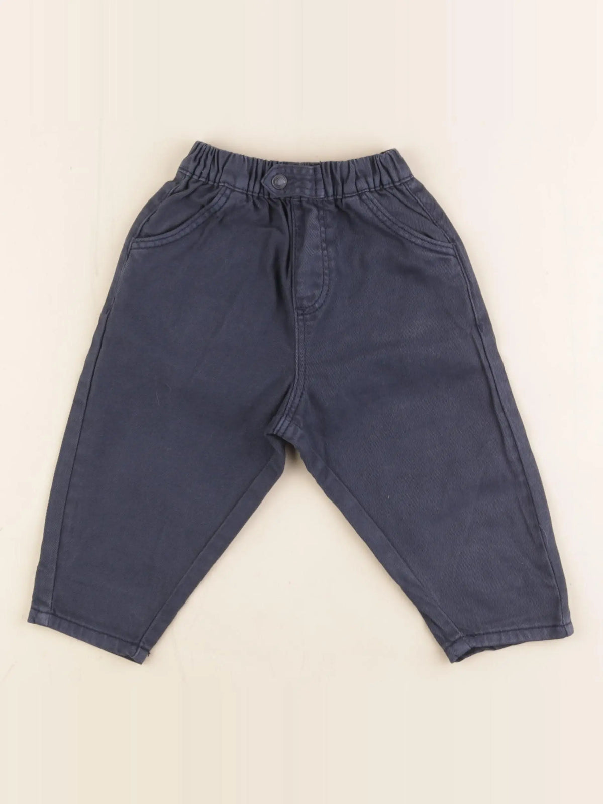 Vertbaudet - jean bleu - 9 mois