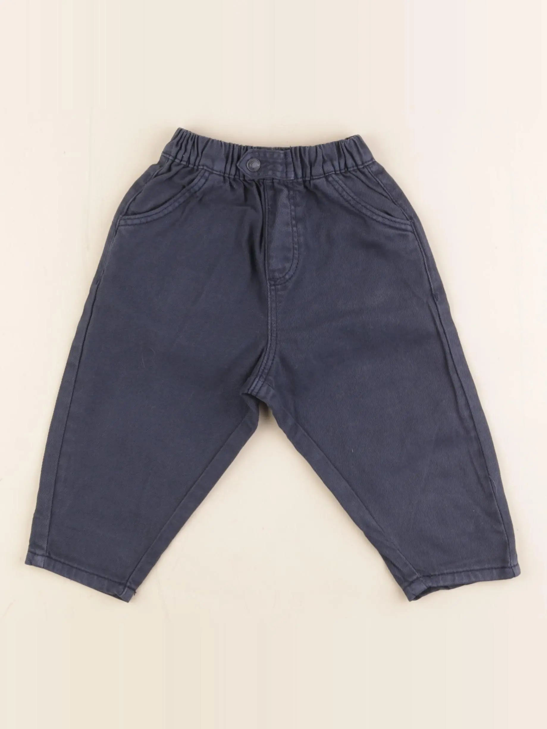 Vertbaudet - jean bleu - 9 mois