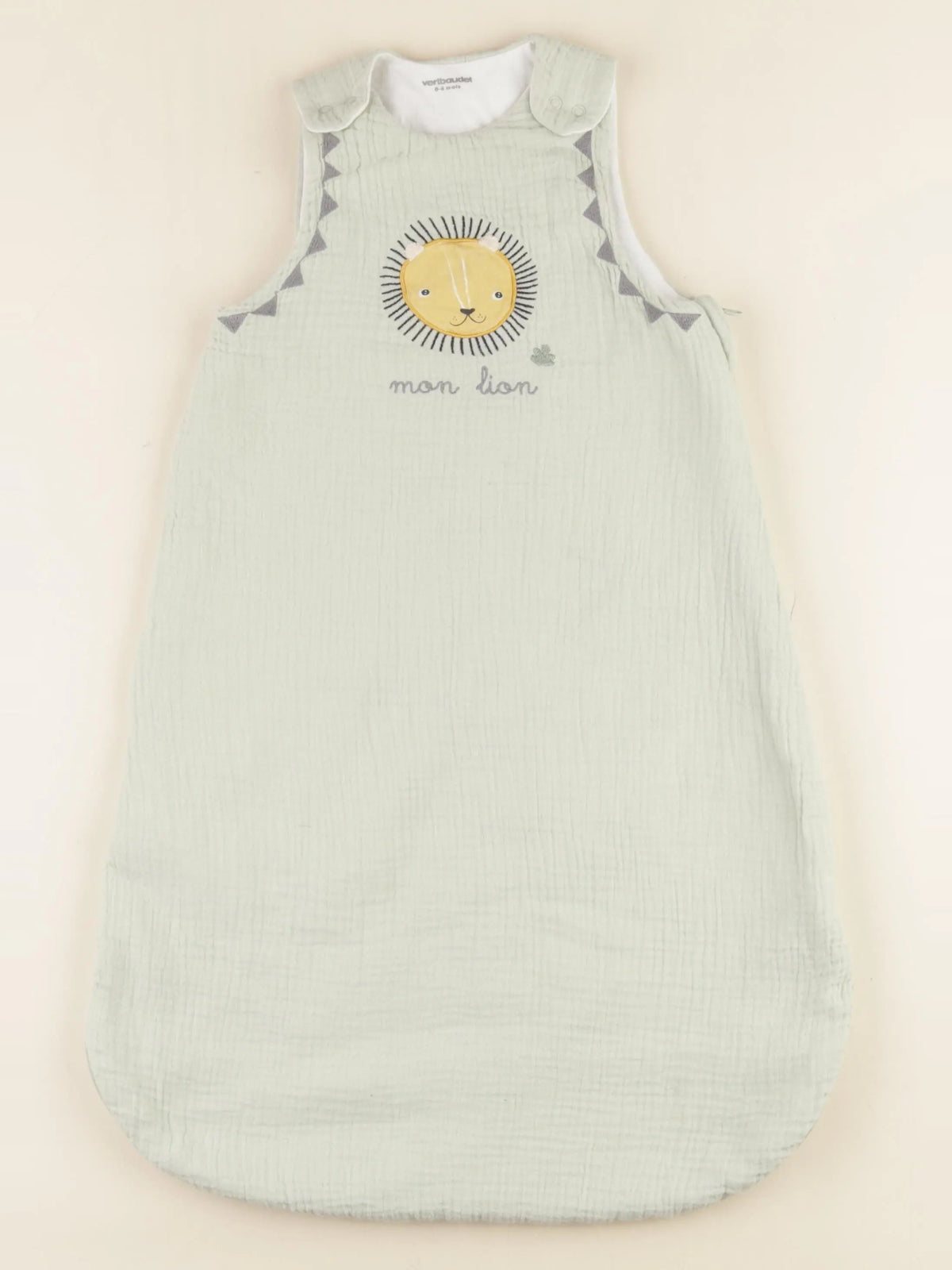 Vertbaudet - gigoteuse vert - 0/6 mois