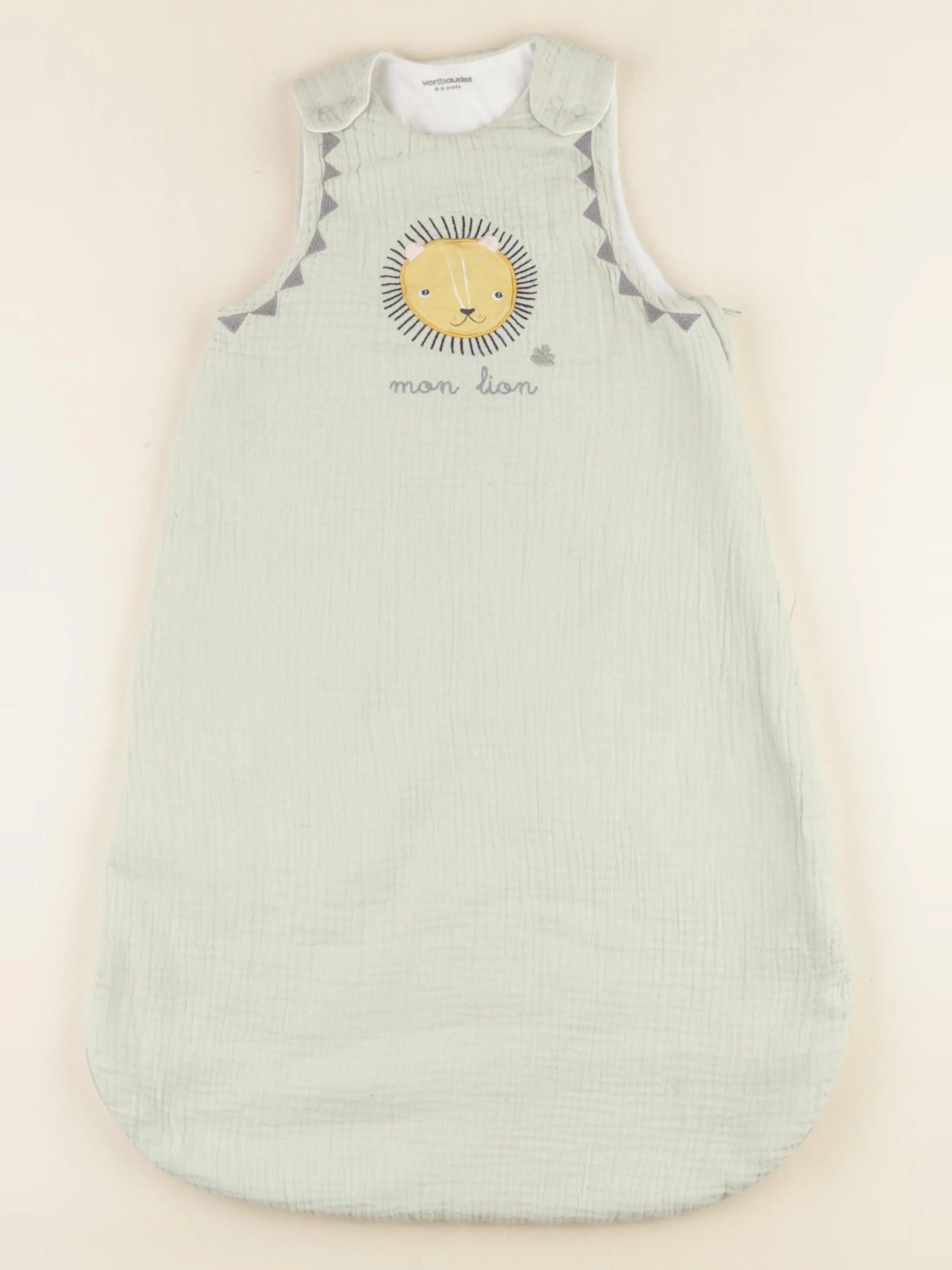 Vertbaudet - gigoteuse vert - 0/6 mois