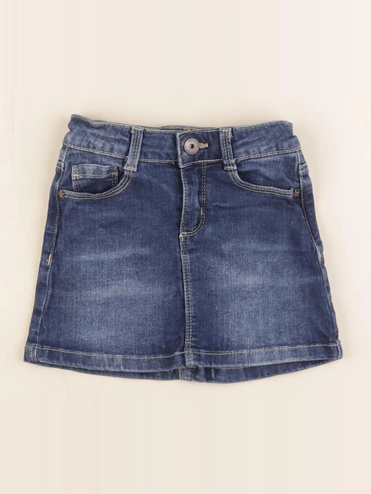 Vertbaudet - jupe bleu - 4 ans