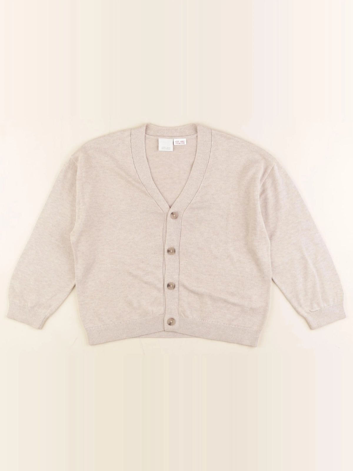 Zara - gilet beige - 6 ans