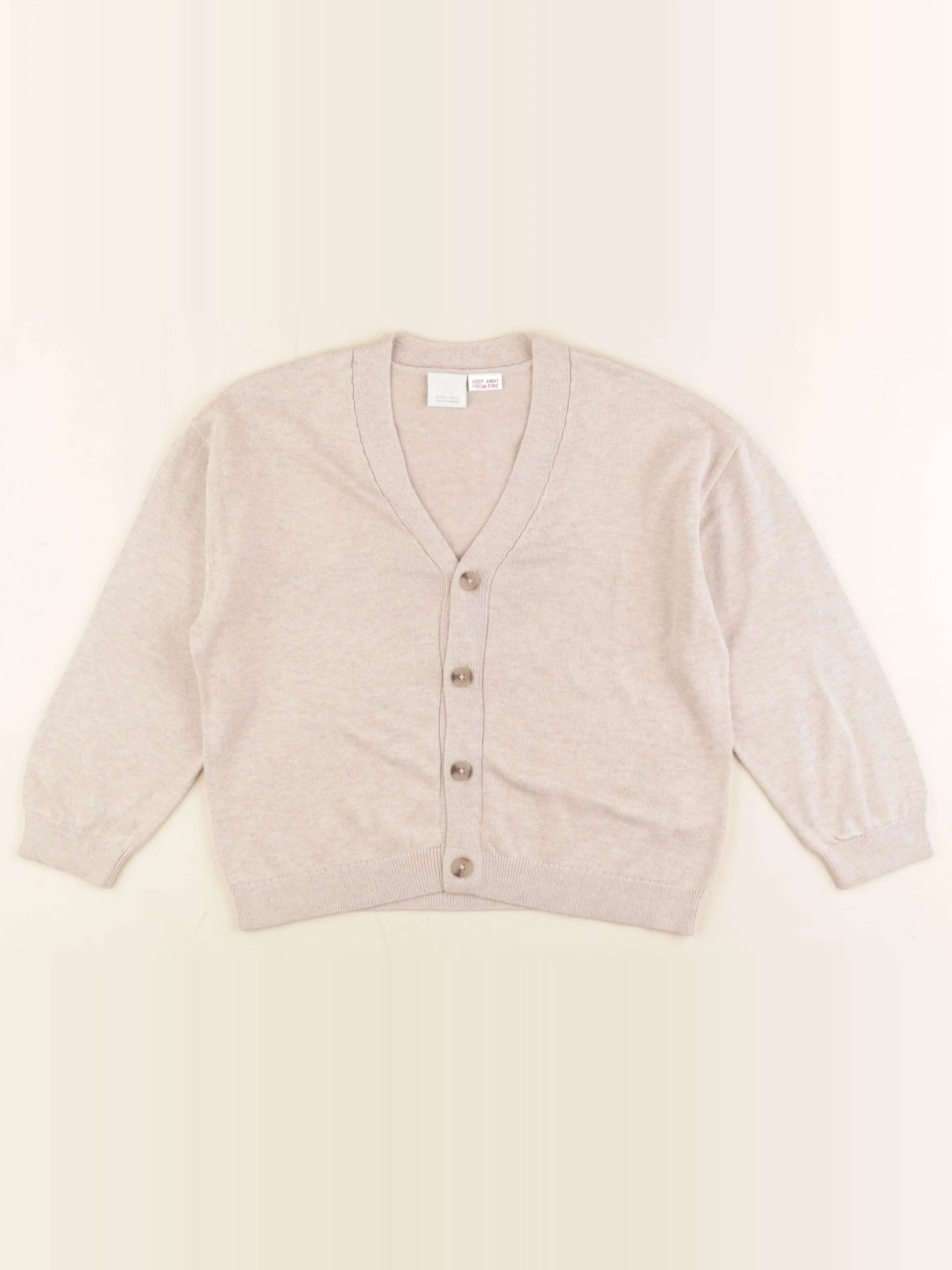 Zara - gilet beige - 6 ans