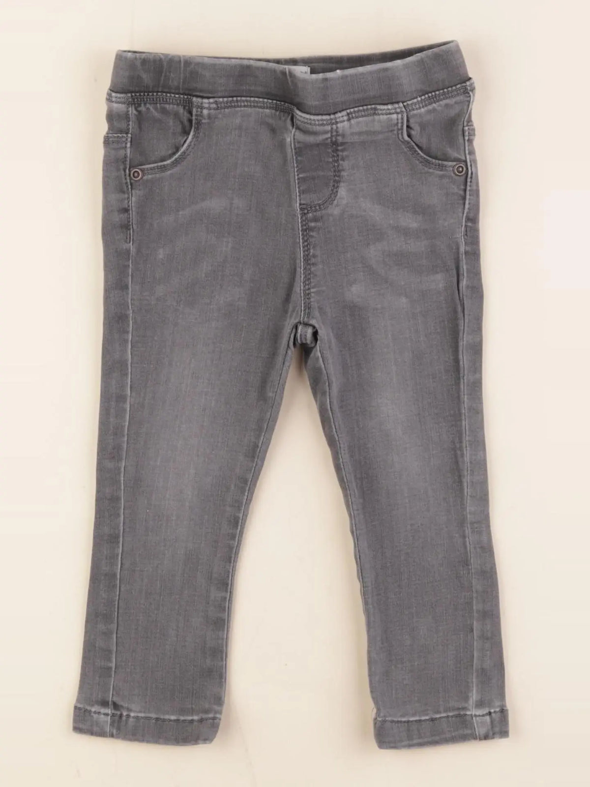 Vertbaudet - legging gris - 24 mois