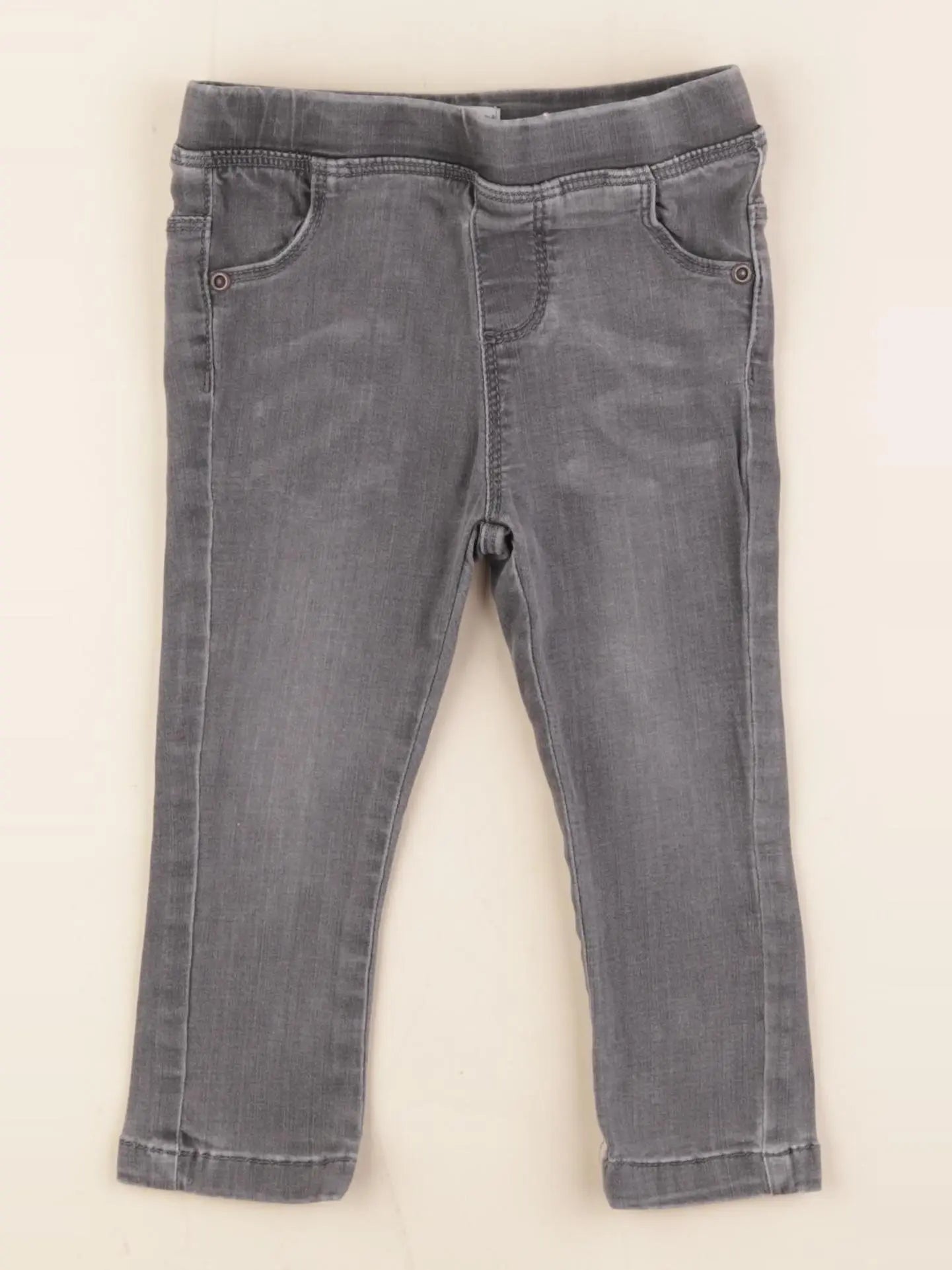 Vertbaudet - legging gris - 24 mois