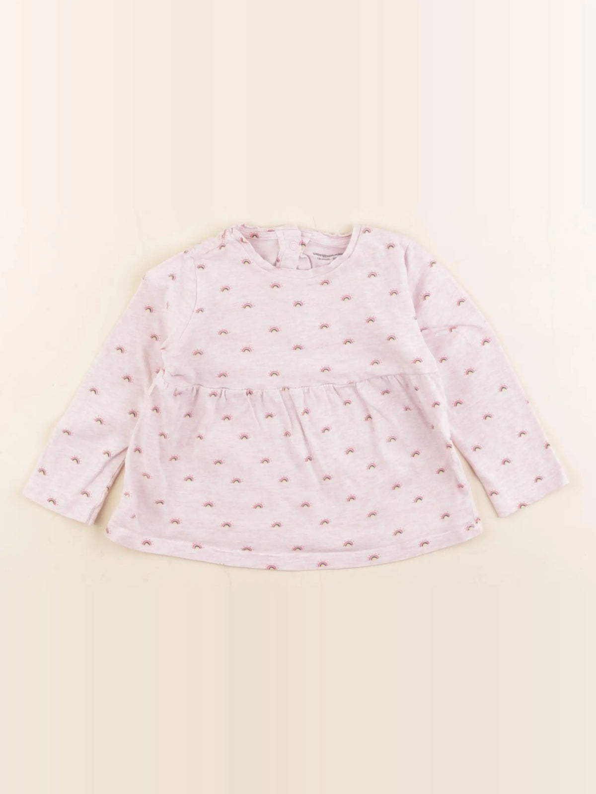 Vertbaudet - tee-shirt rose - 18 mois